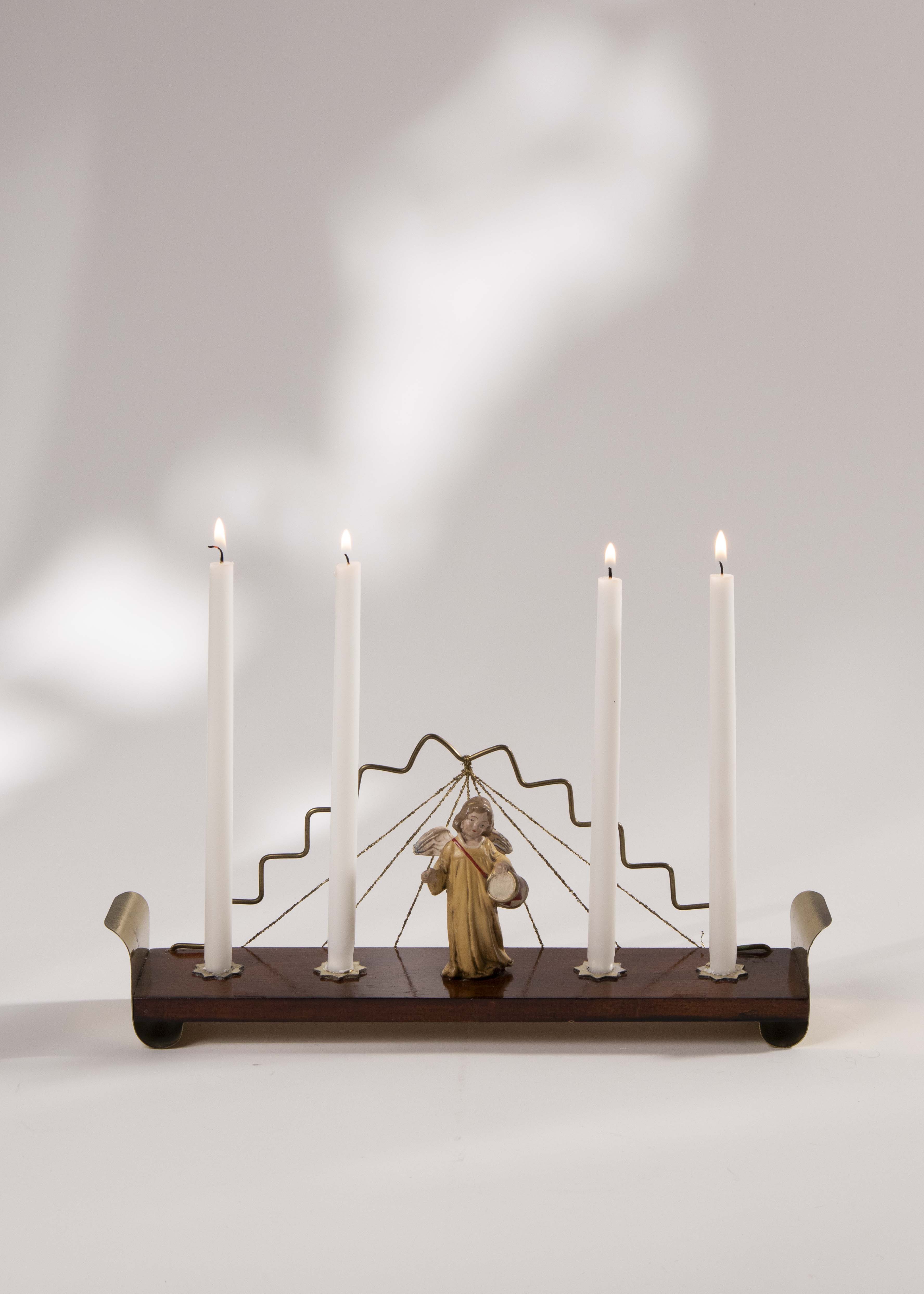 Adventsljusstake Angel