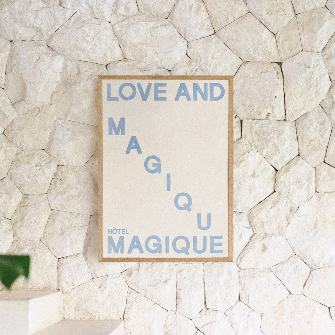 Print Love and Magique Blue