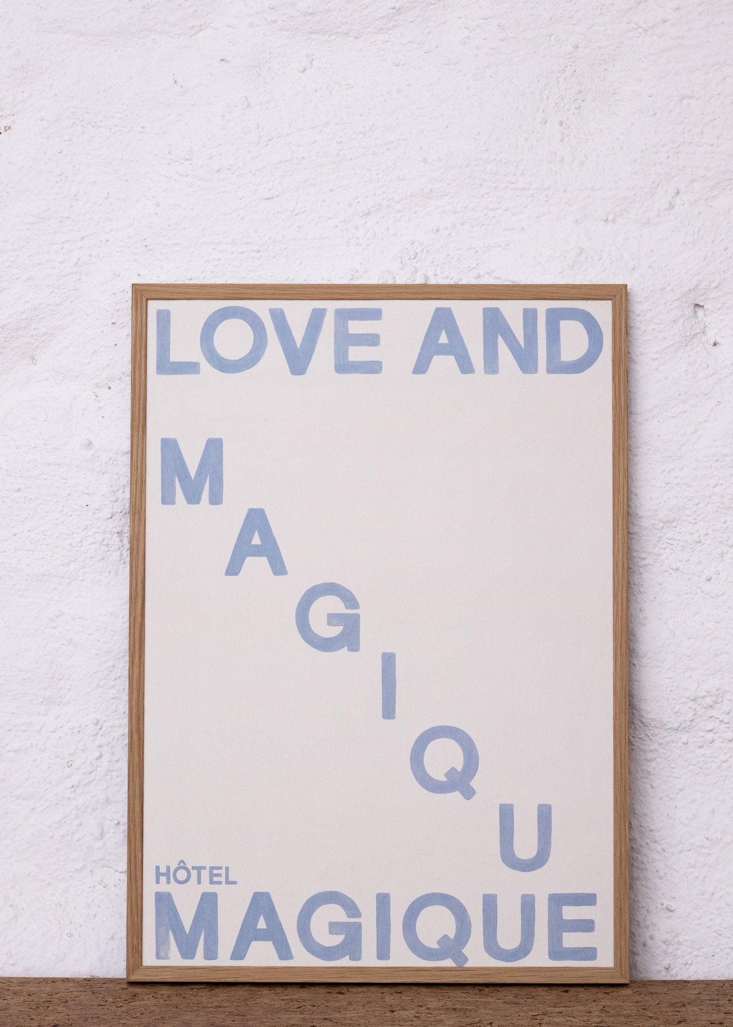Print Love and Magique Blue