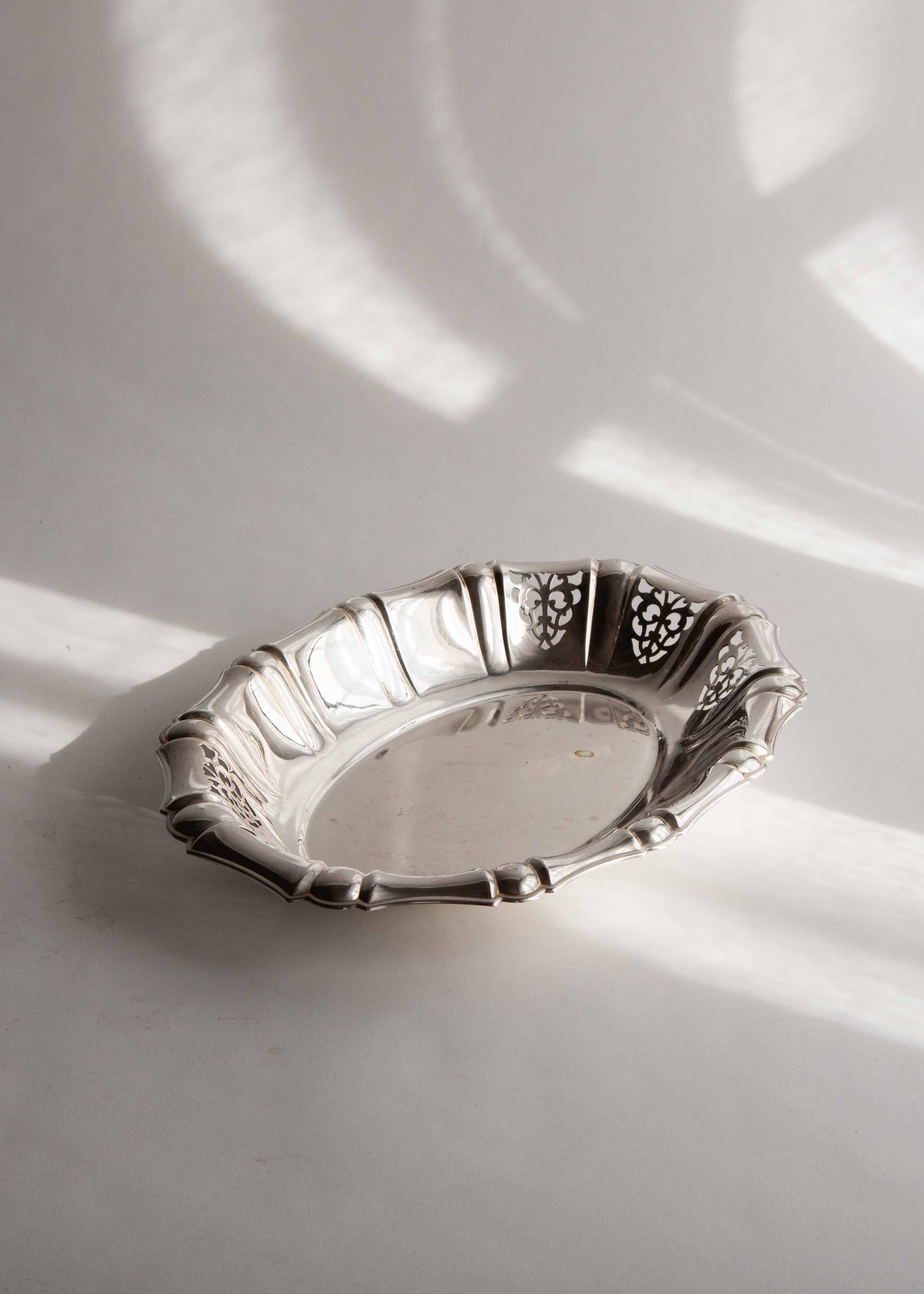 Brödkorg nysilver
