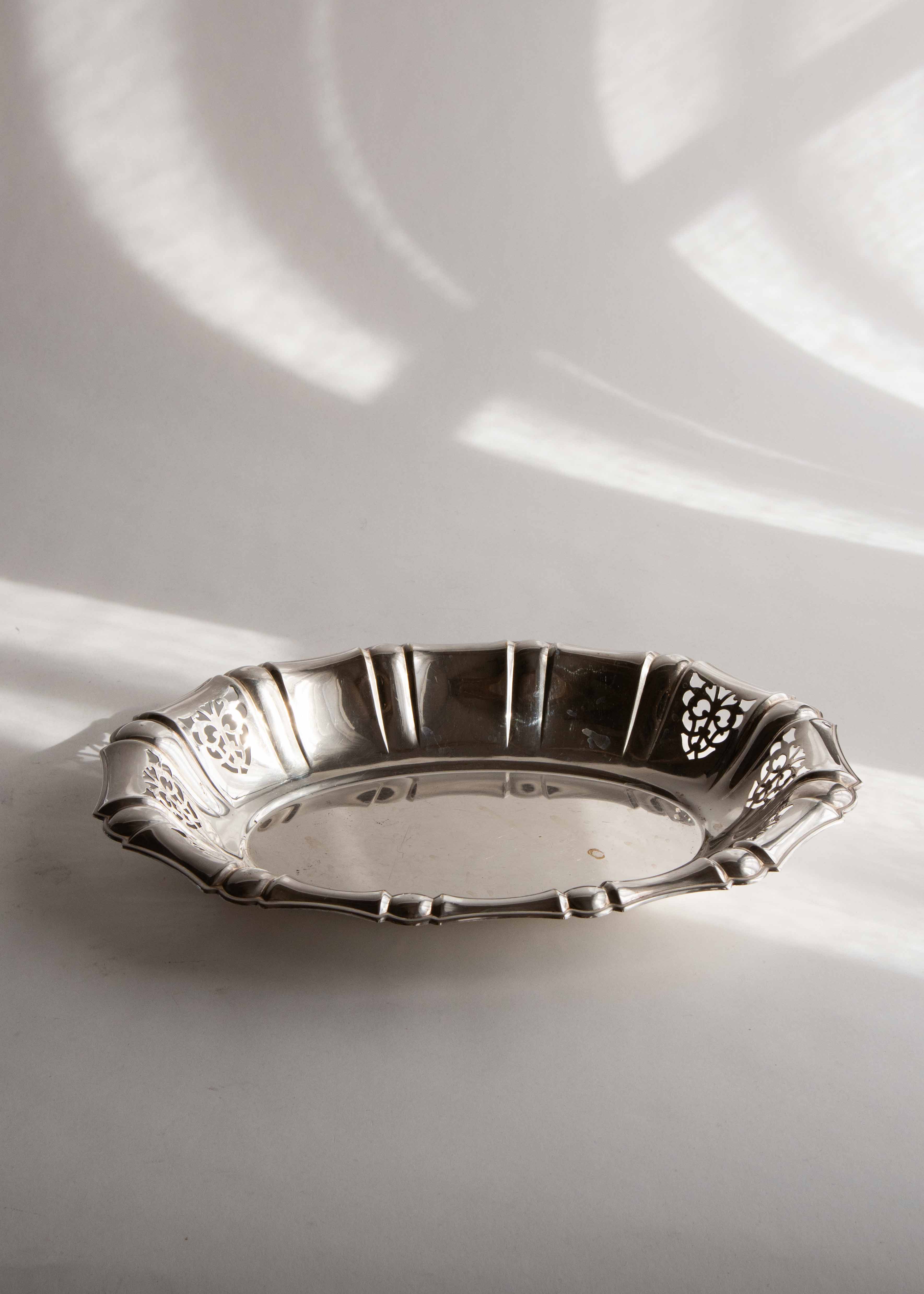 Brödkorg nysilver