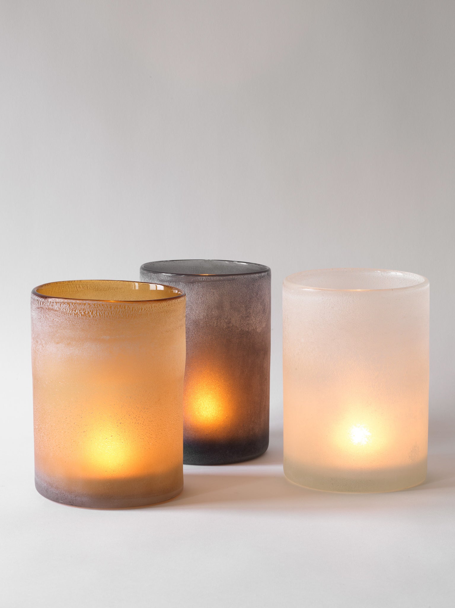 Candle Frost Amber - L