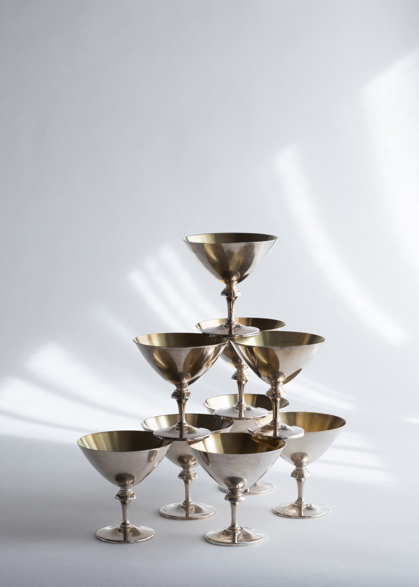 Dessert cup nickel silver