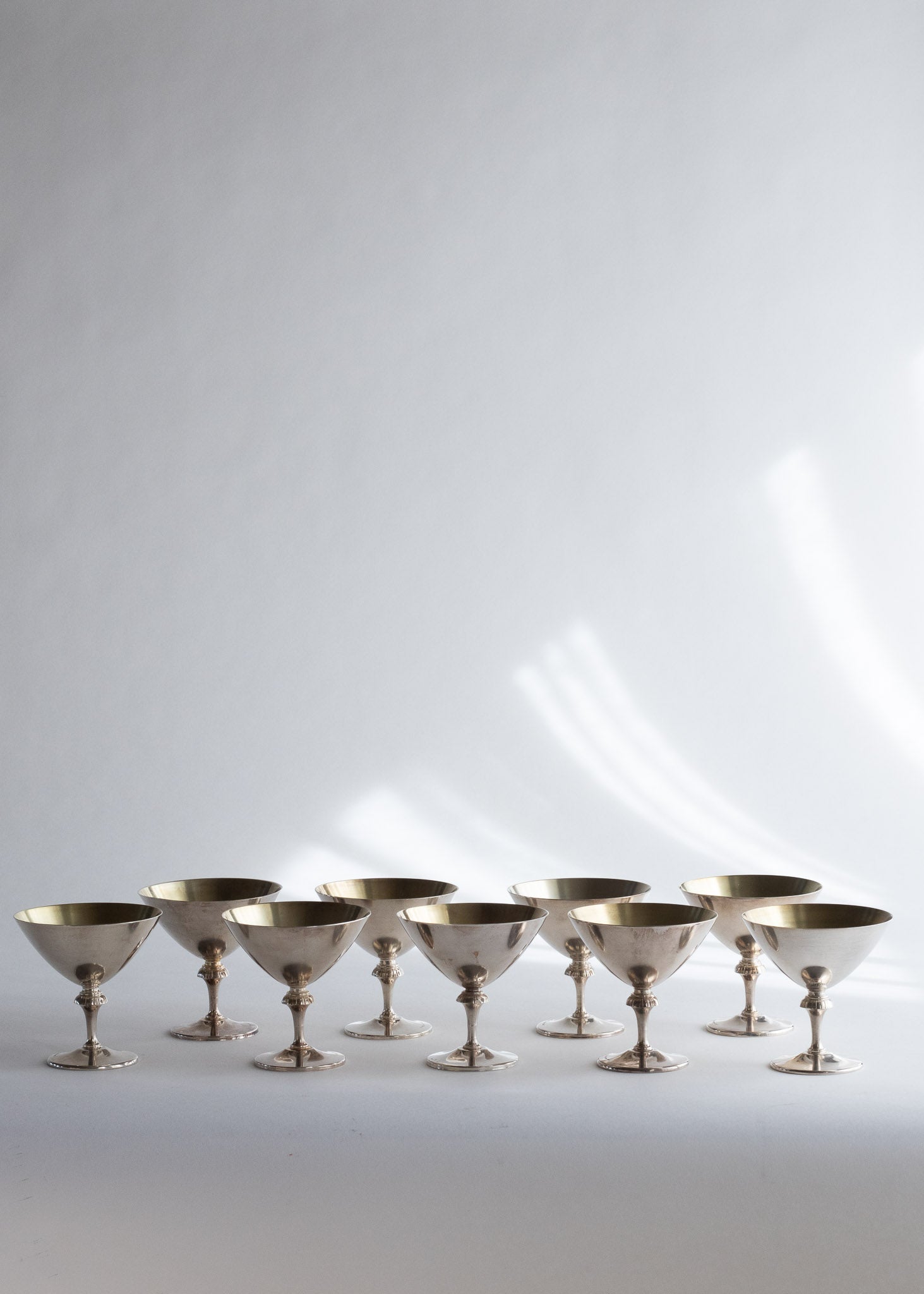 Dessert cup nickel silver