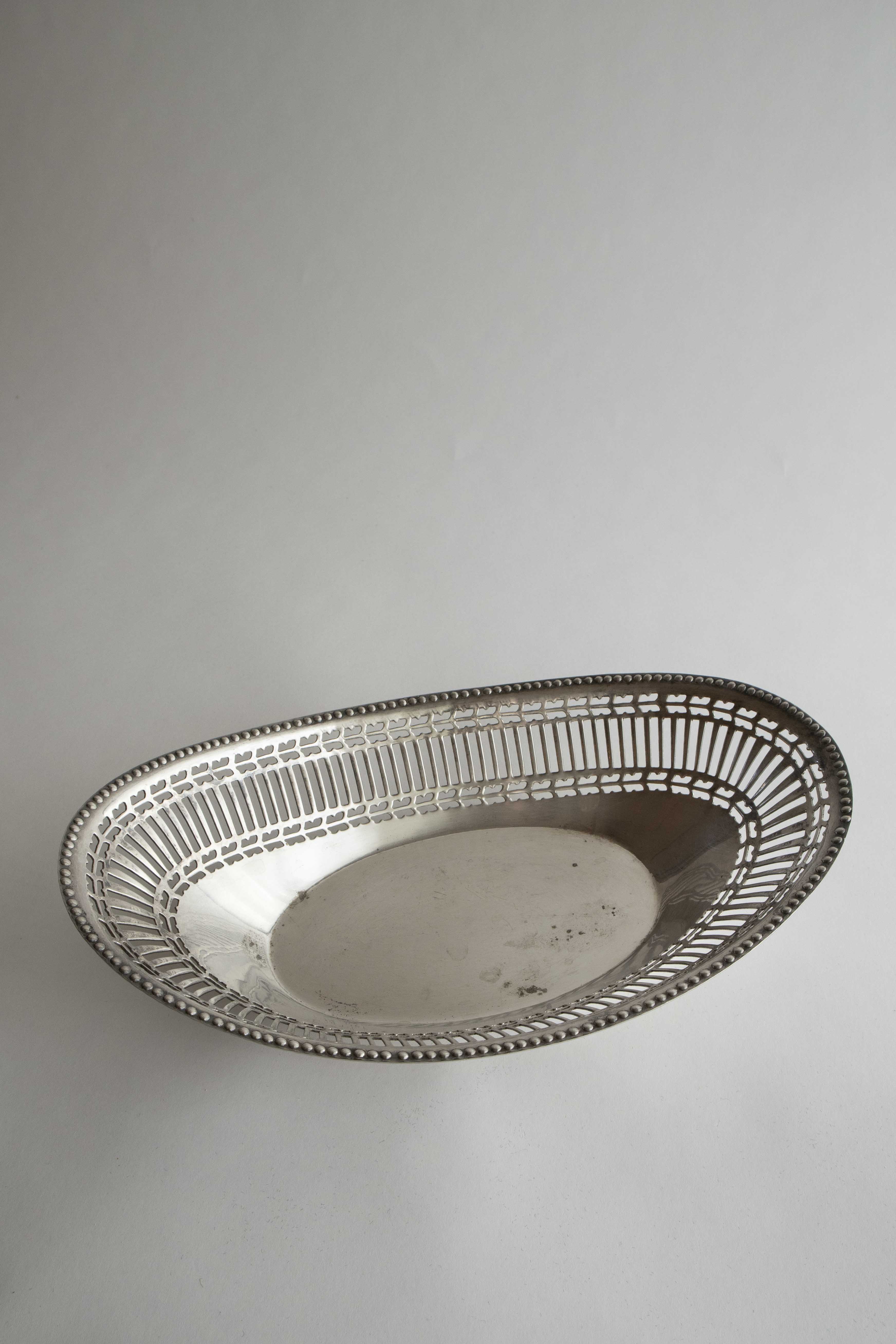 Brödkorg nysilver