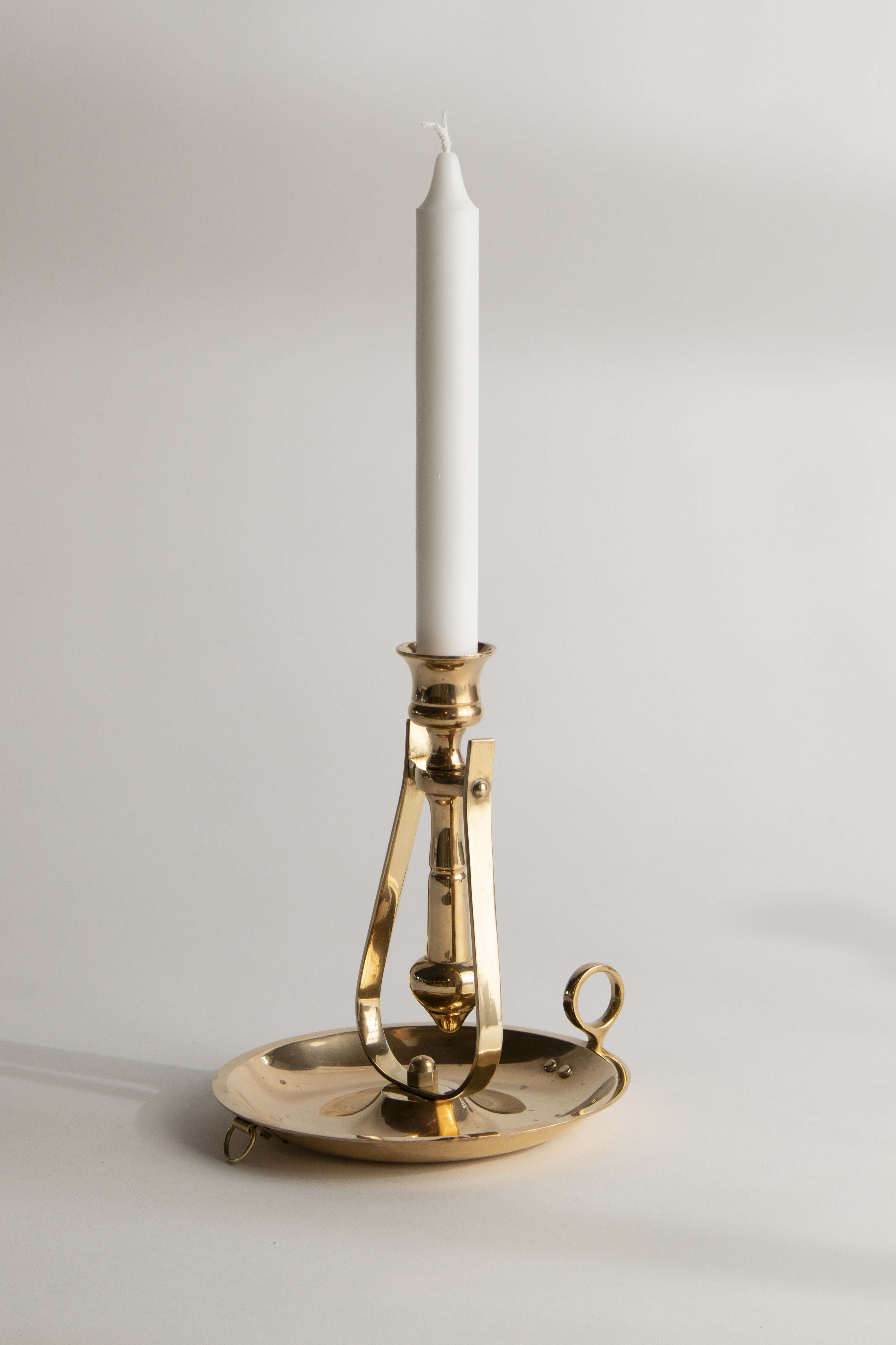 Väggljusstake mässing