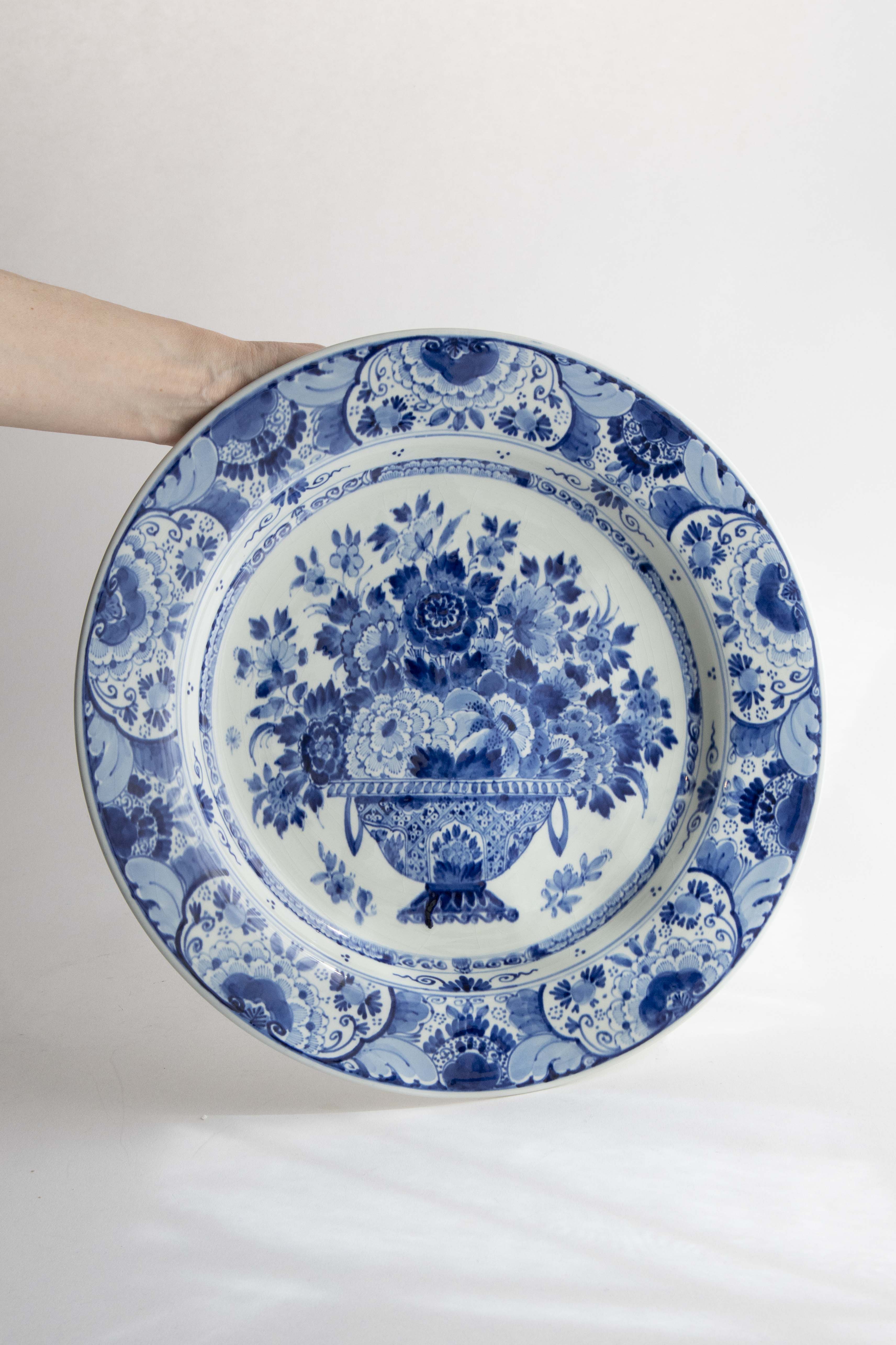 Väggtallrik Delft