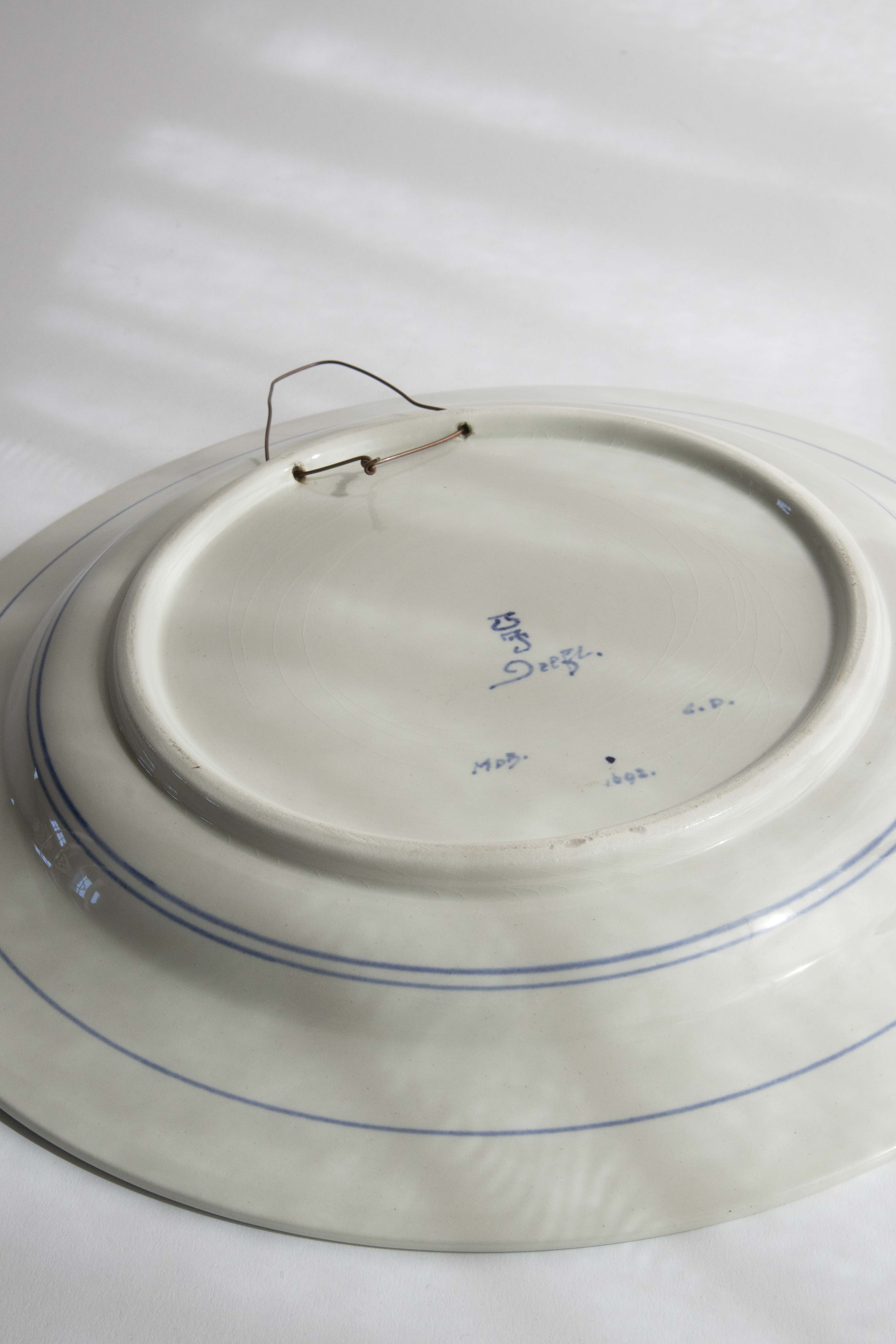 Väggtallrik Delft