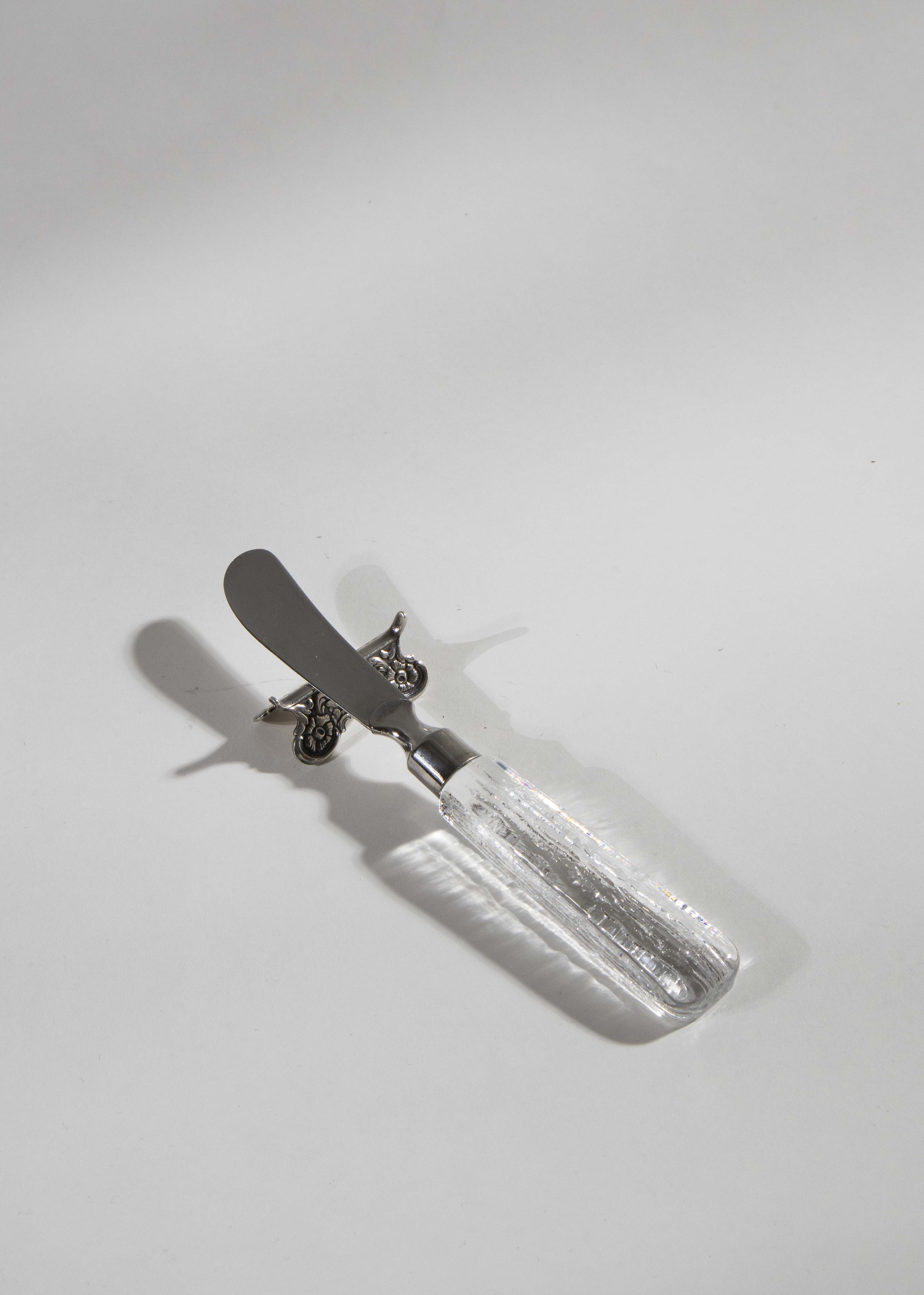 Smörkniv glas