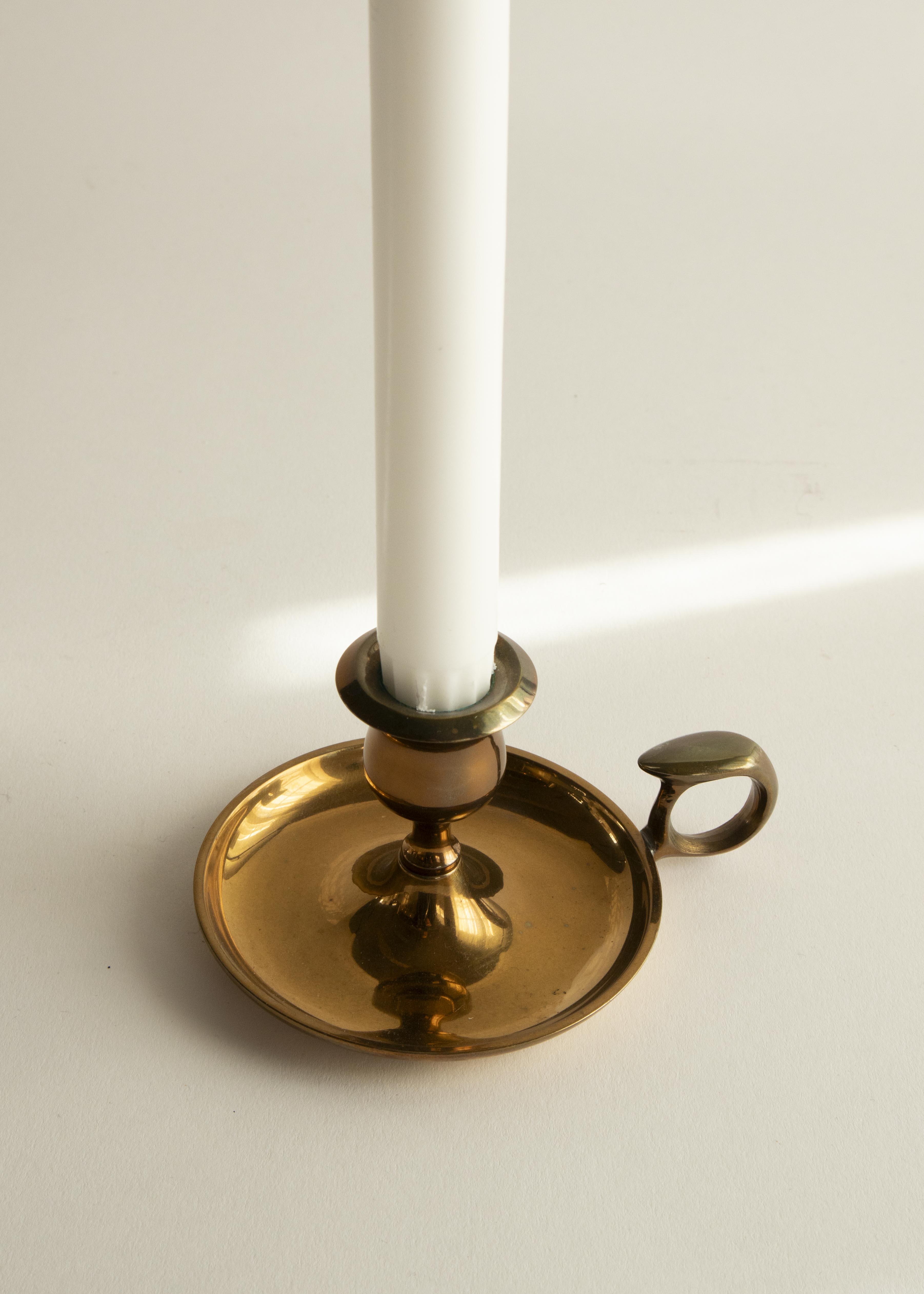 Nattljusstake mässing