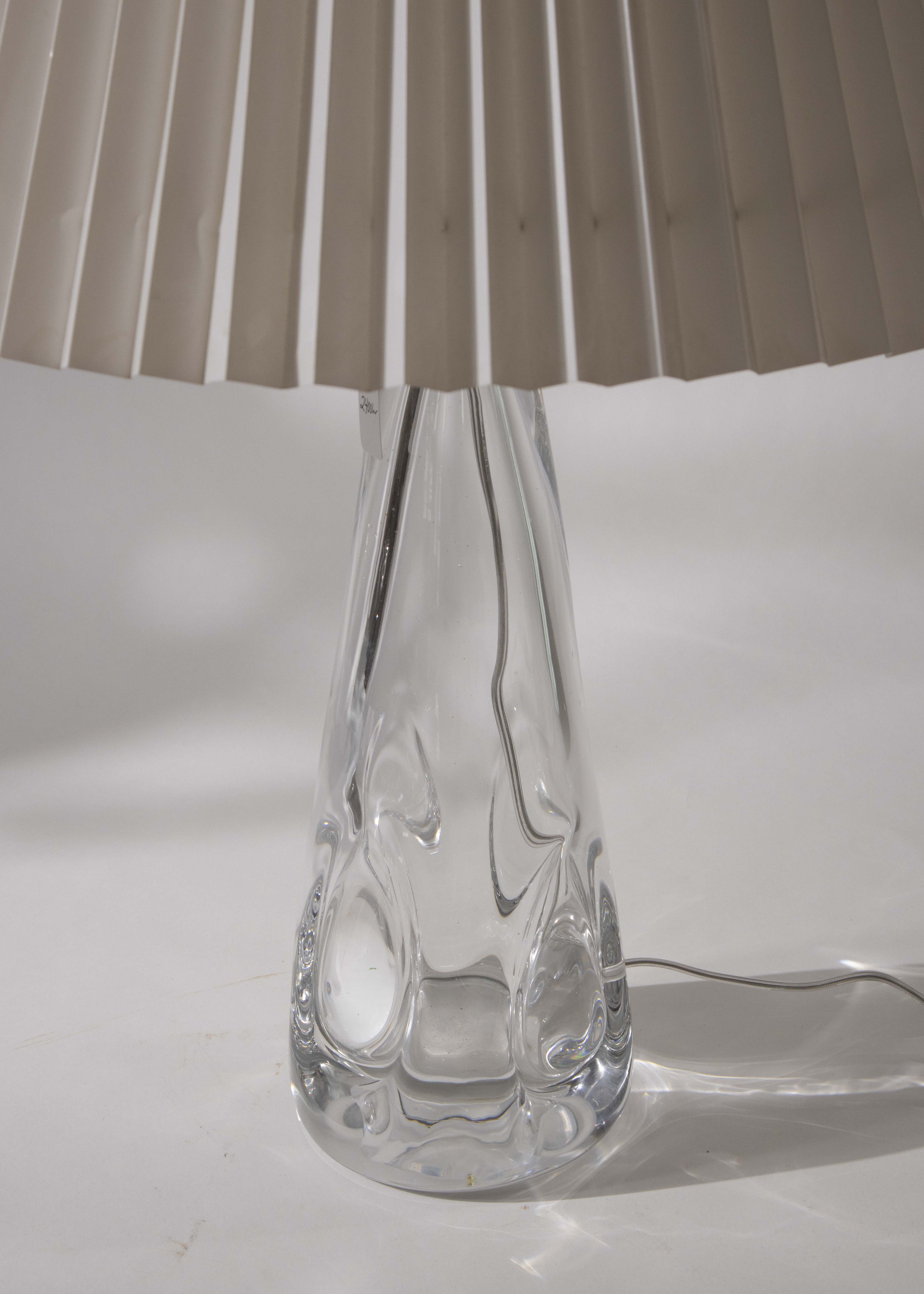 Bordslampa glasfot
