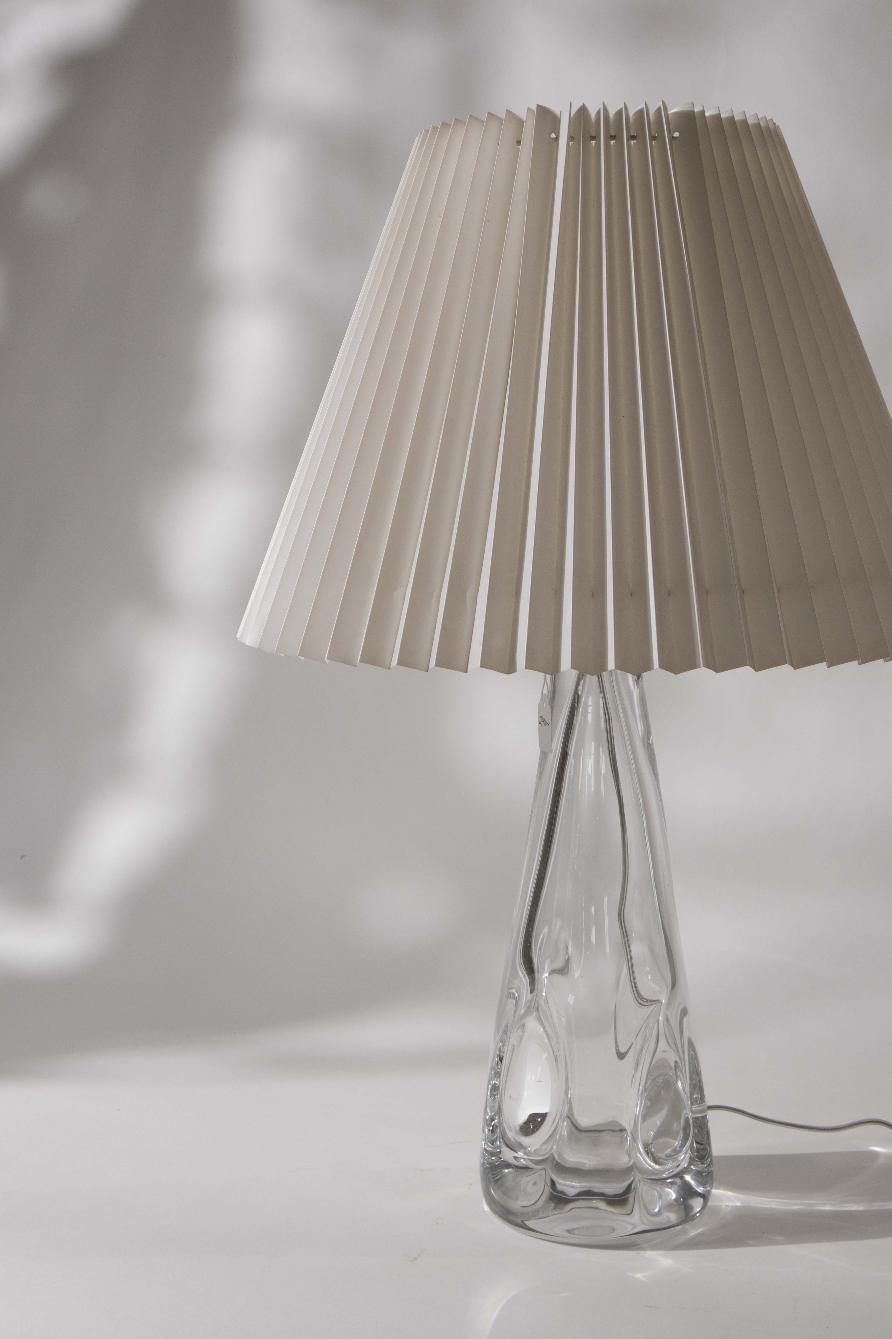 Bordslampa glasfot