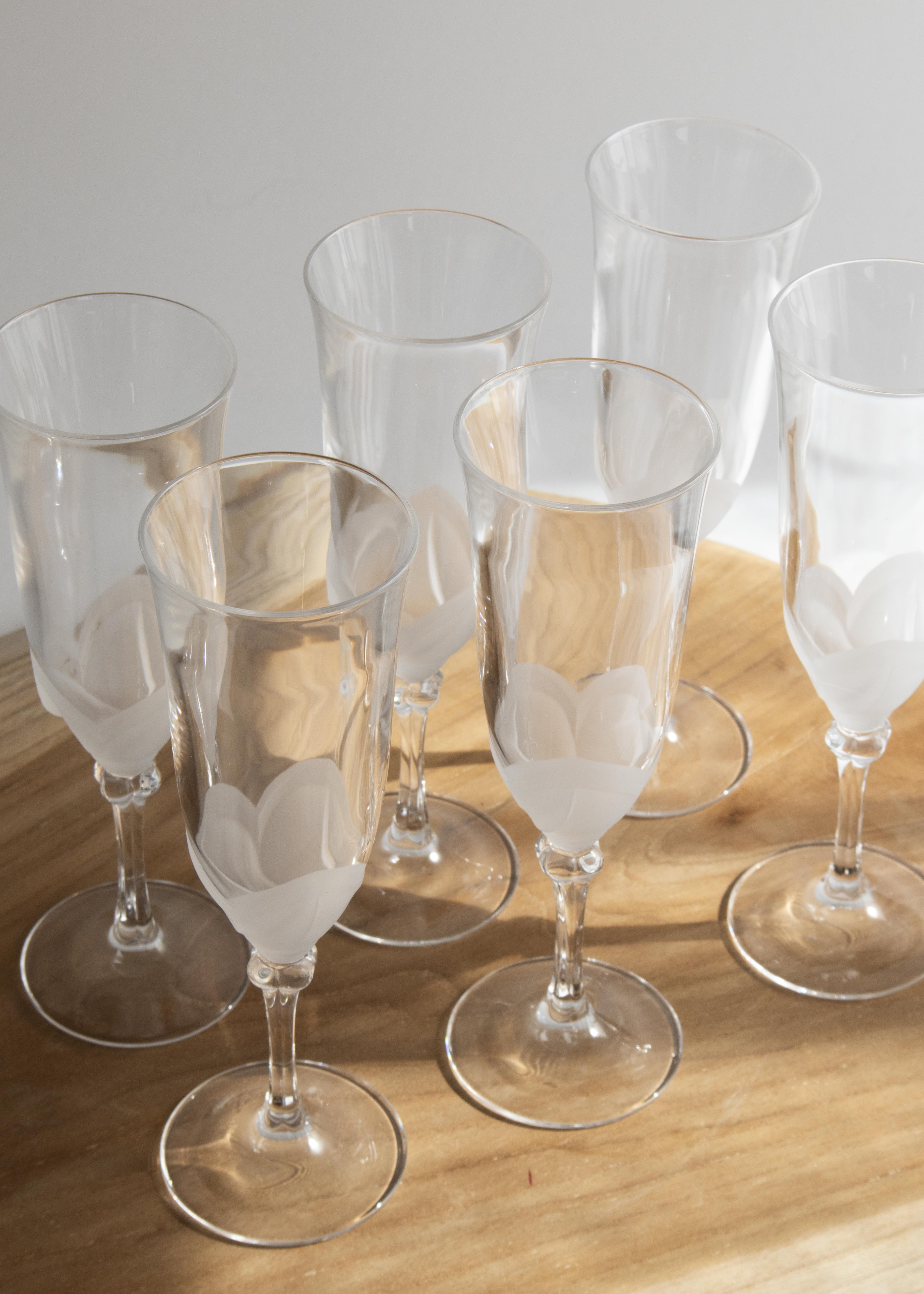 Champagneglas J.G. Durand France (6)