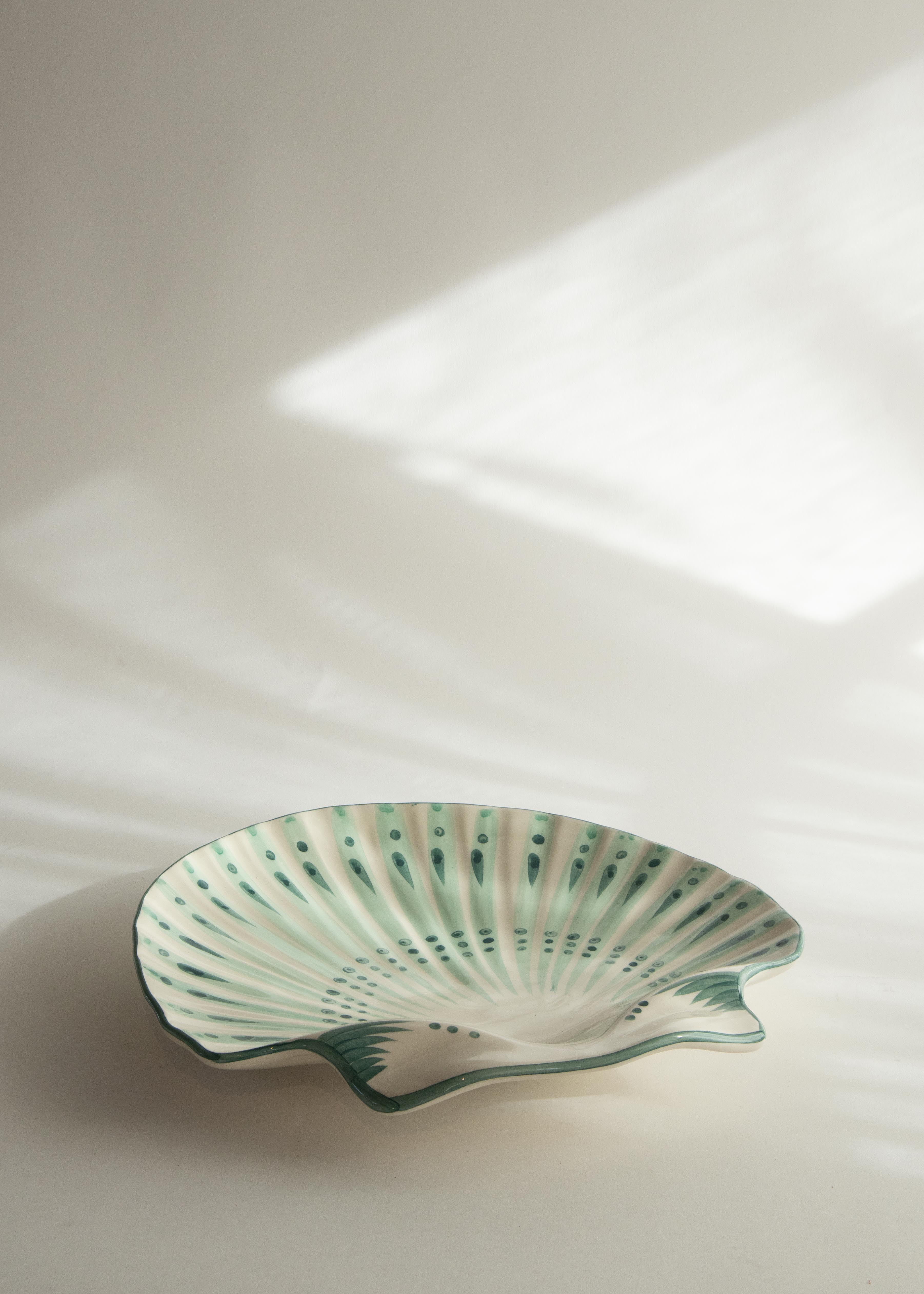 Serveringsfat Shell Verde