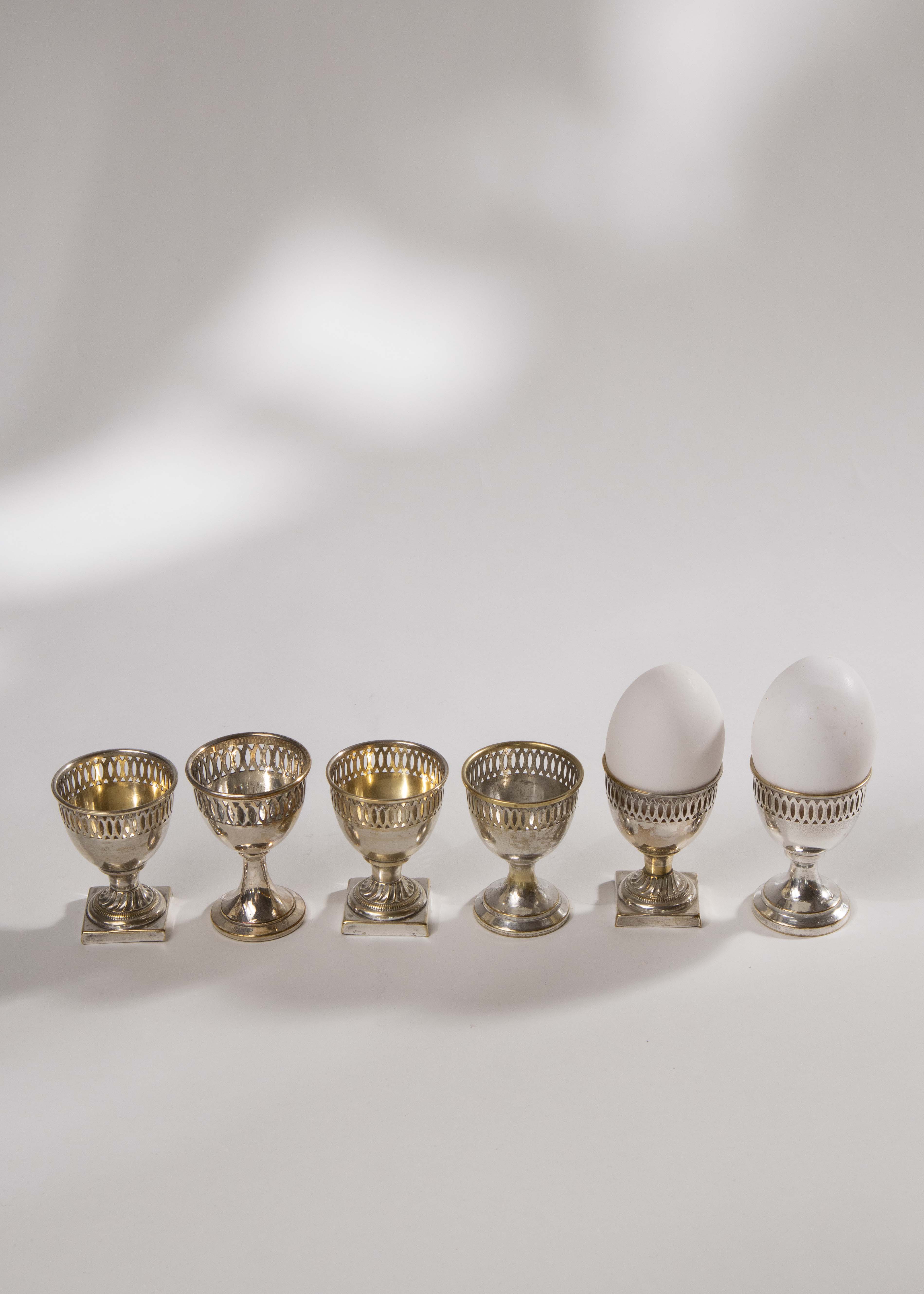 Äggkoppar nysilver (6)