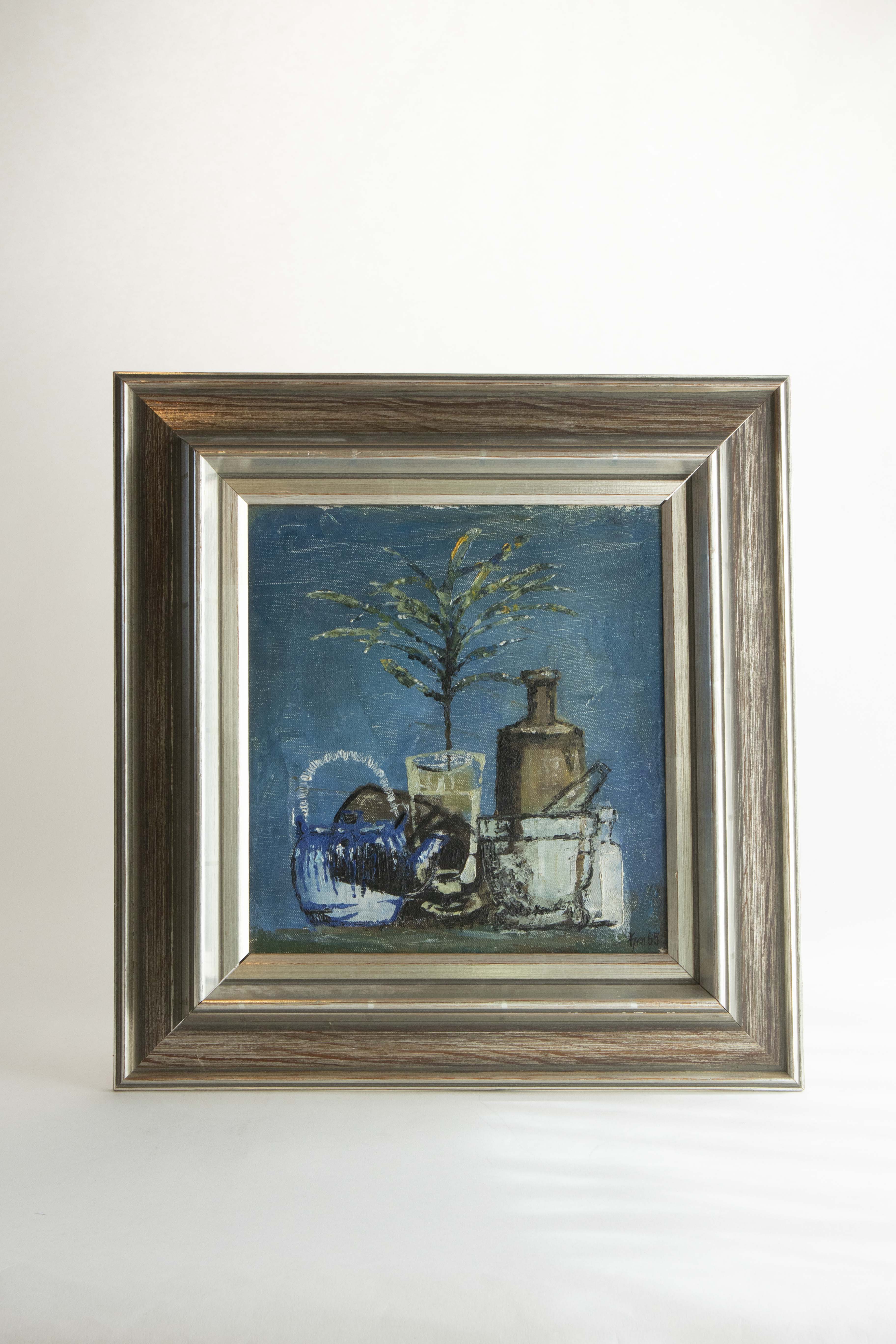 Inramad oljemålning