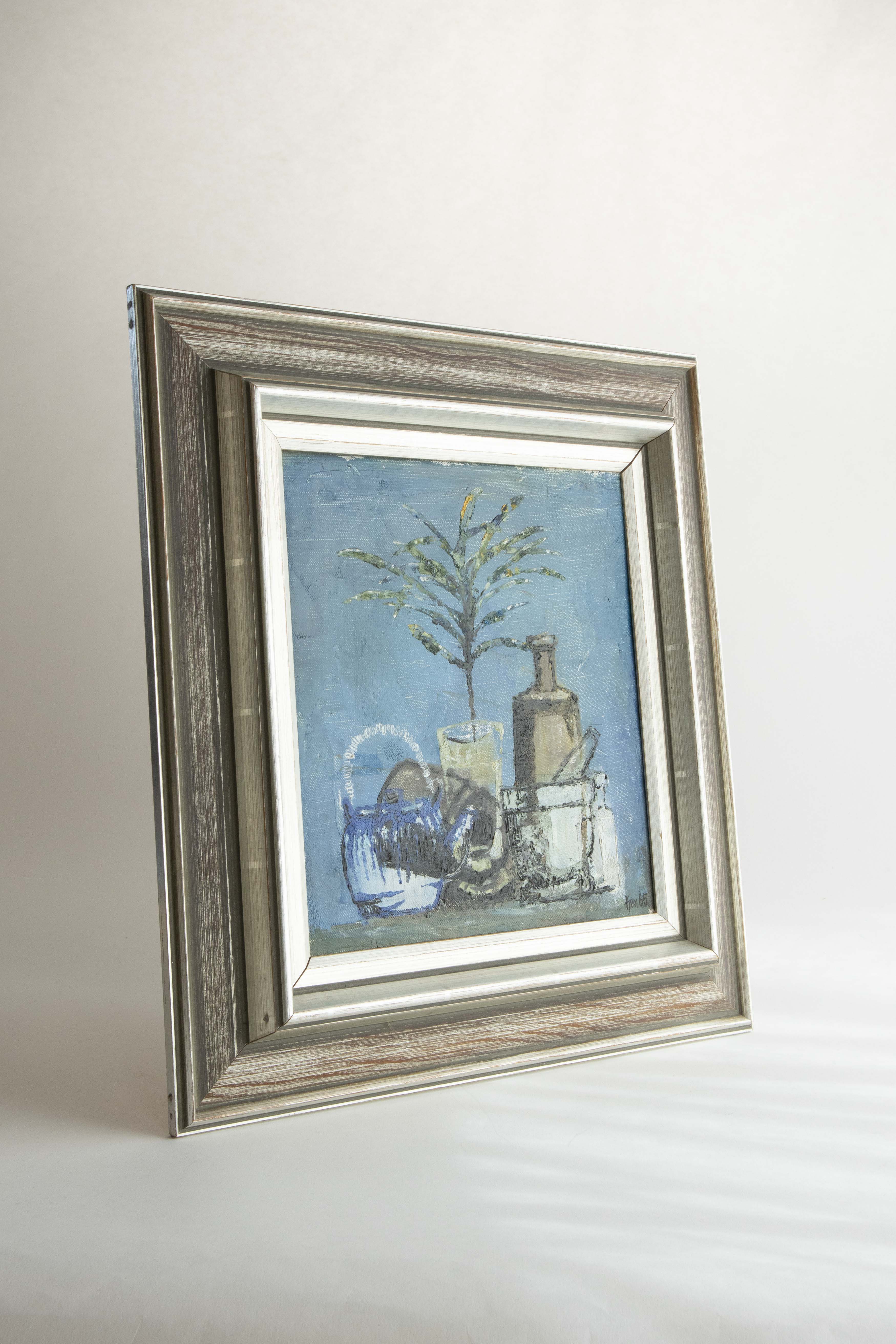 Inramad oljemålning