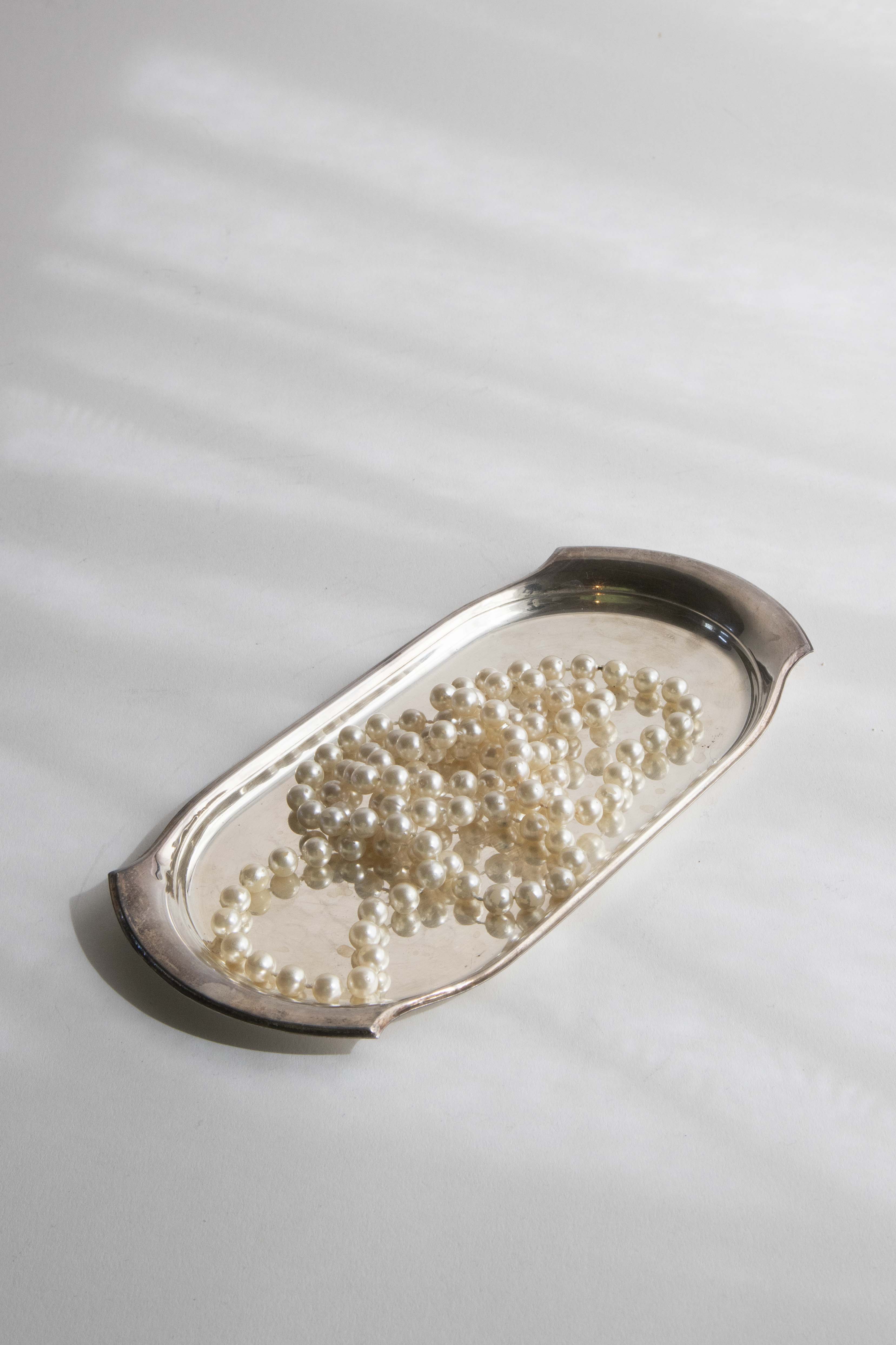 Liten bricka nysilver