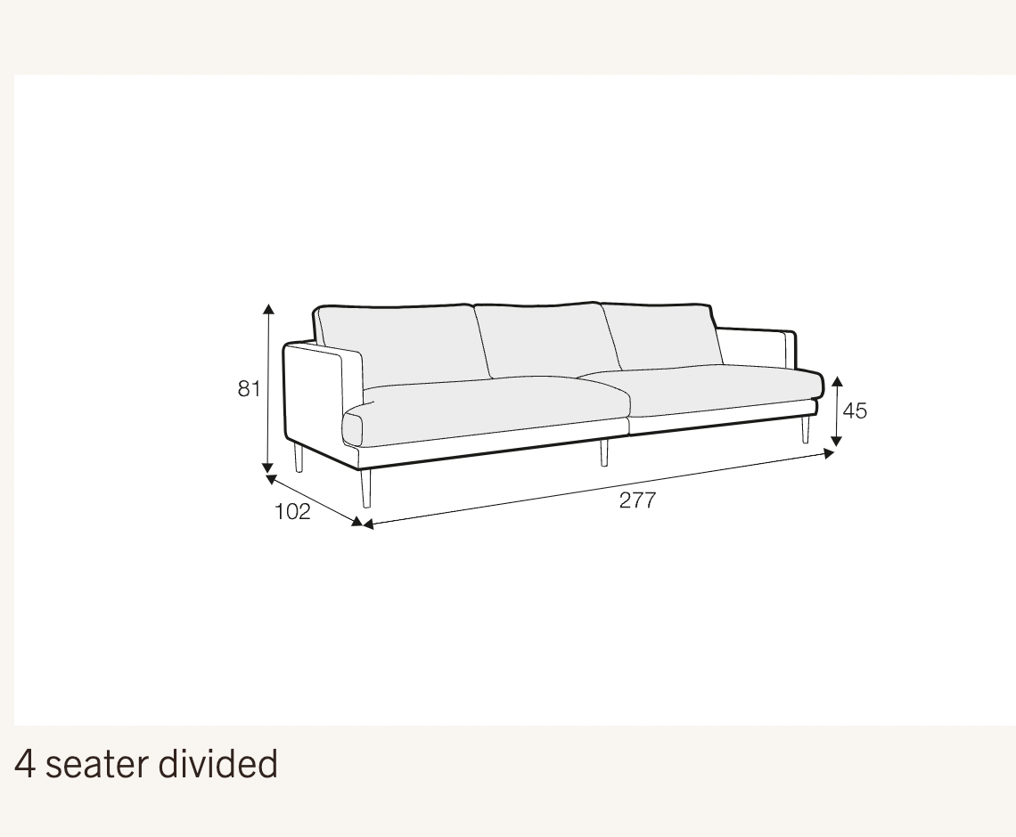 Britt 4-sits soffa