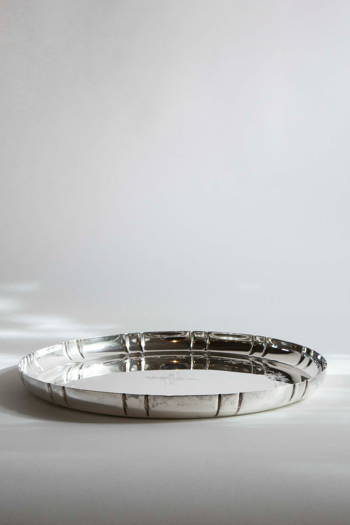 Bricka nysilver 30-tal