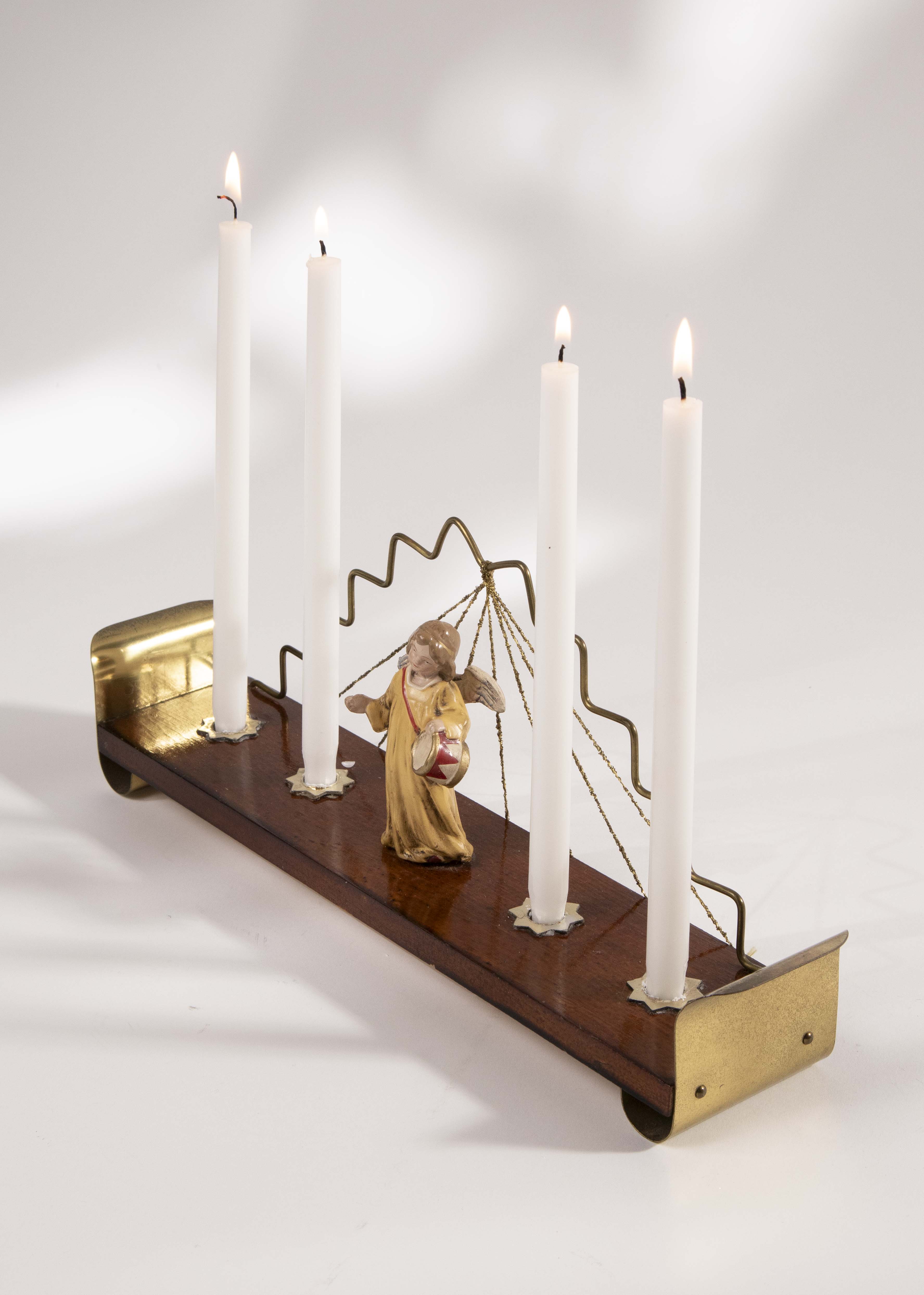 Adventsljusstake Angel