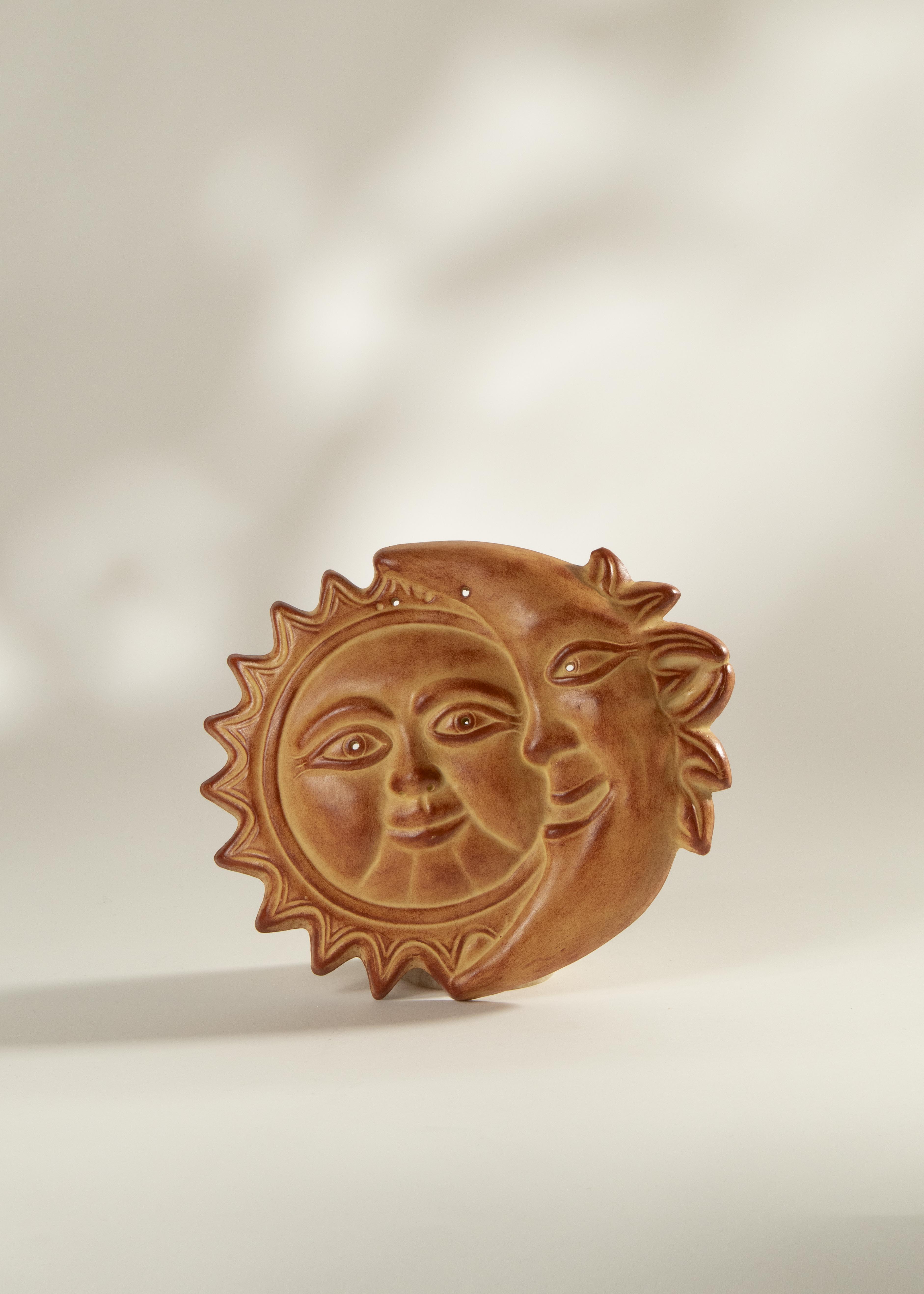 Väggdekoration Sol & Måne