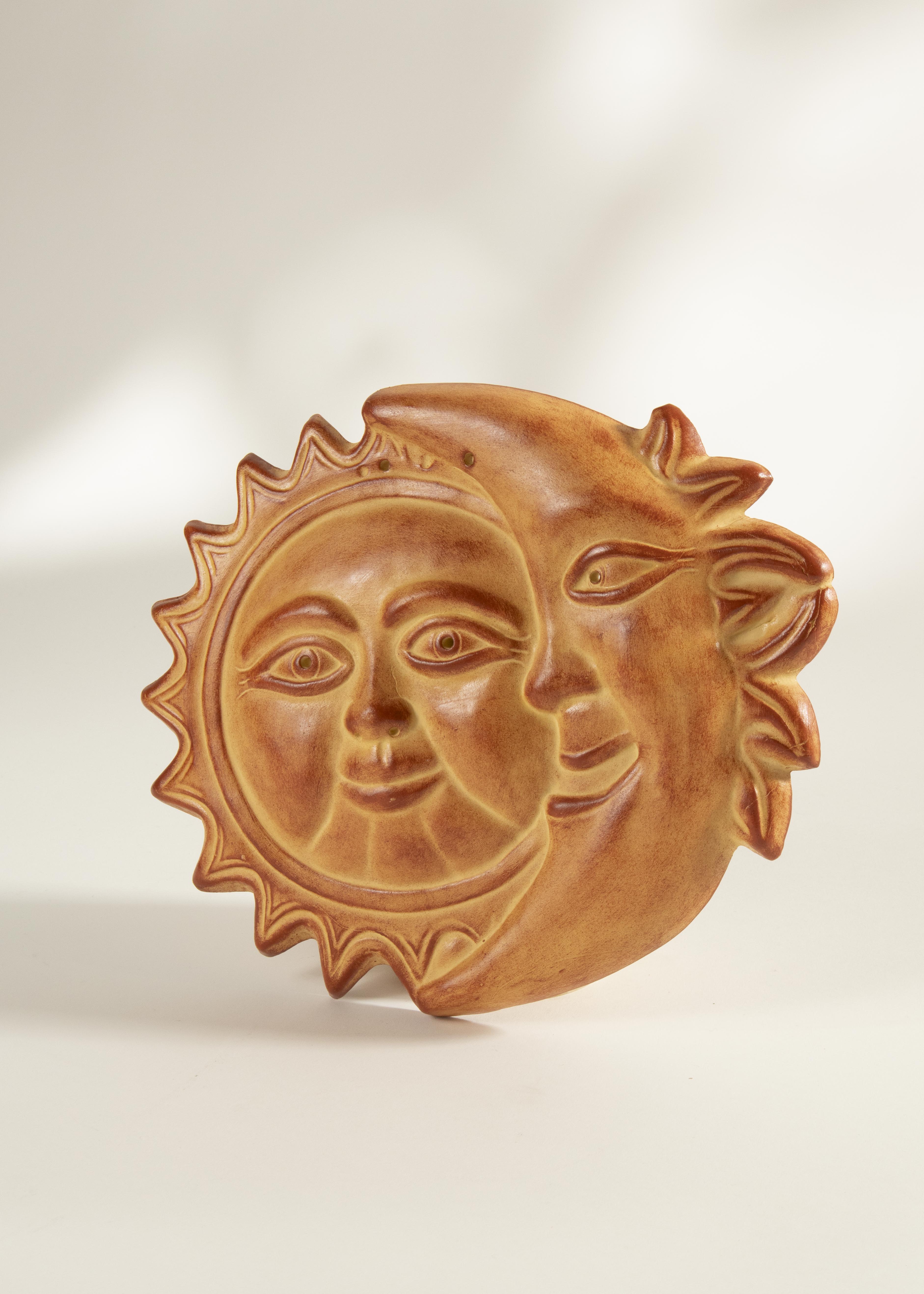 Väggdekoration Sol & Måne