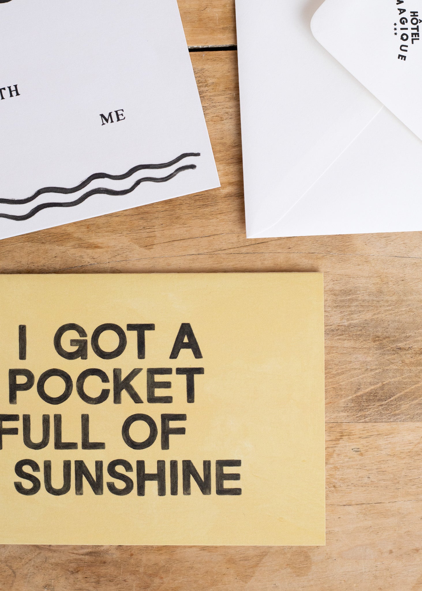 Pocket full of sunshine - card