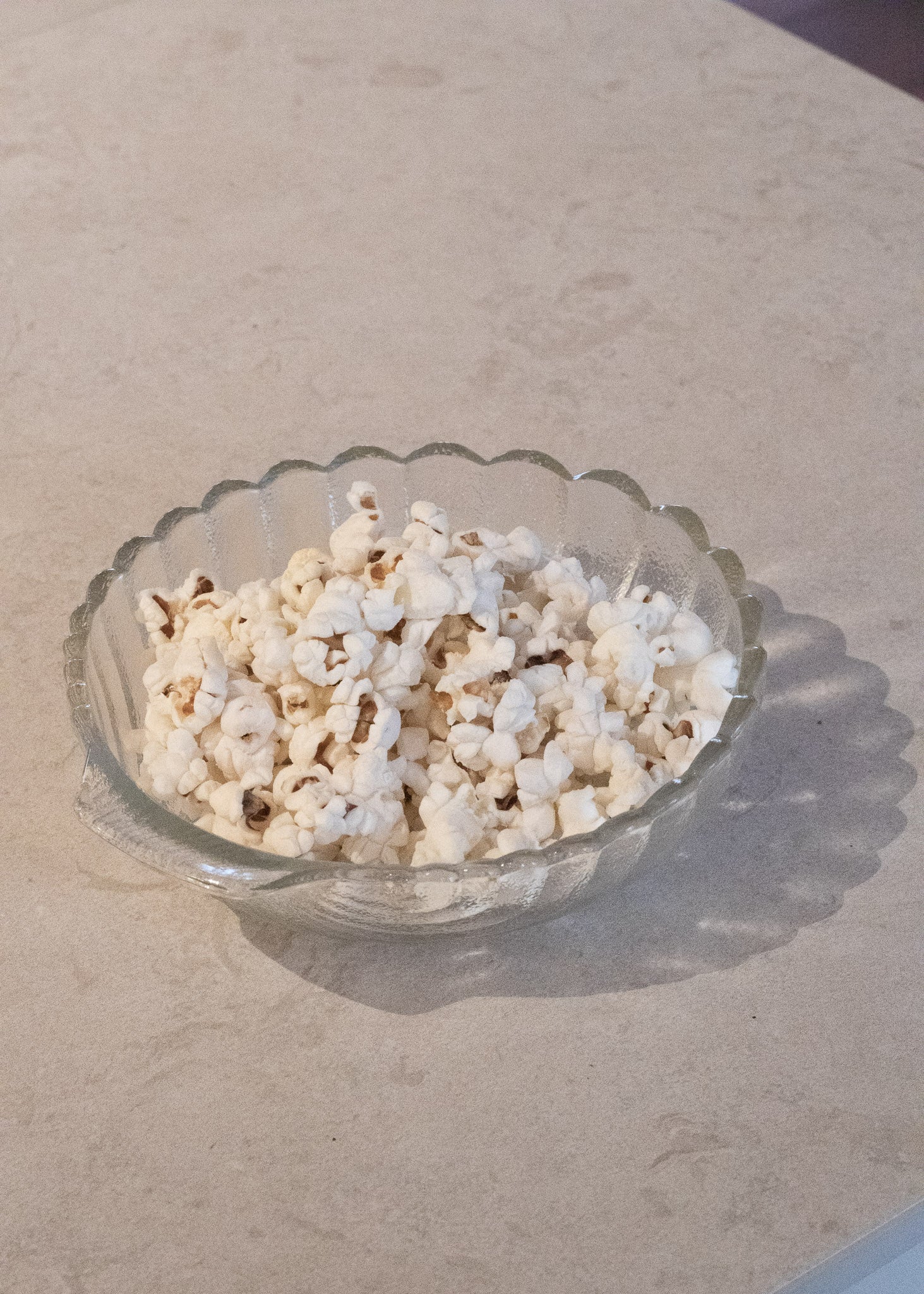 Scallop Bowl Pressed Glass