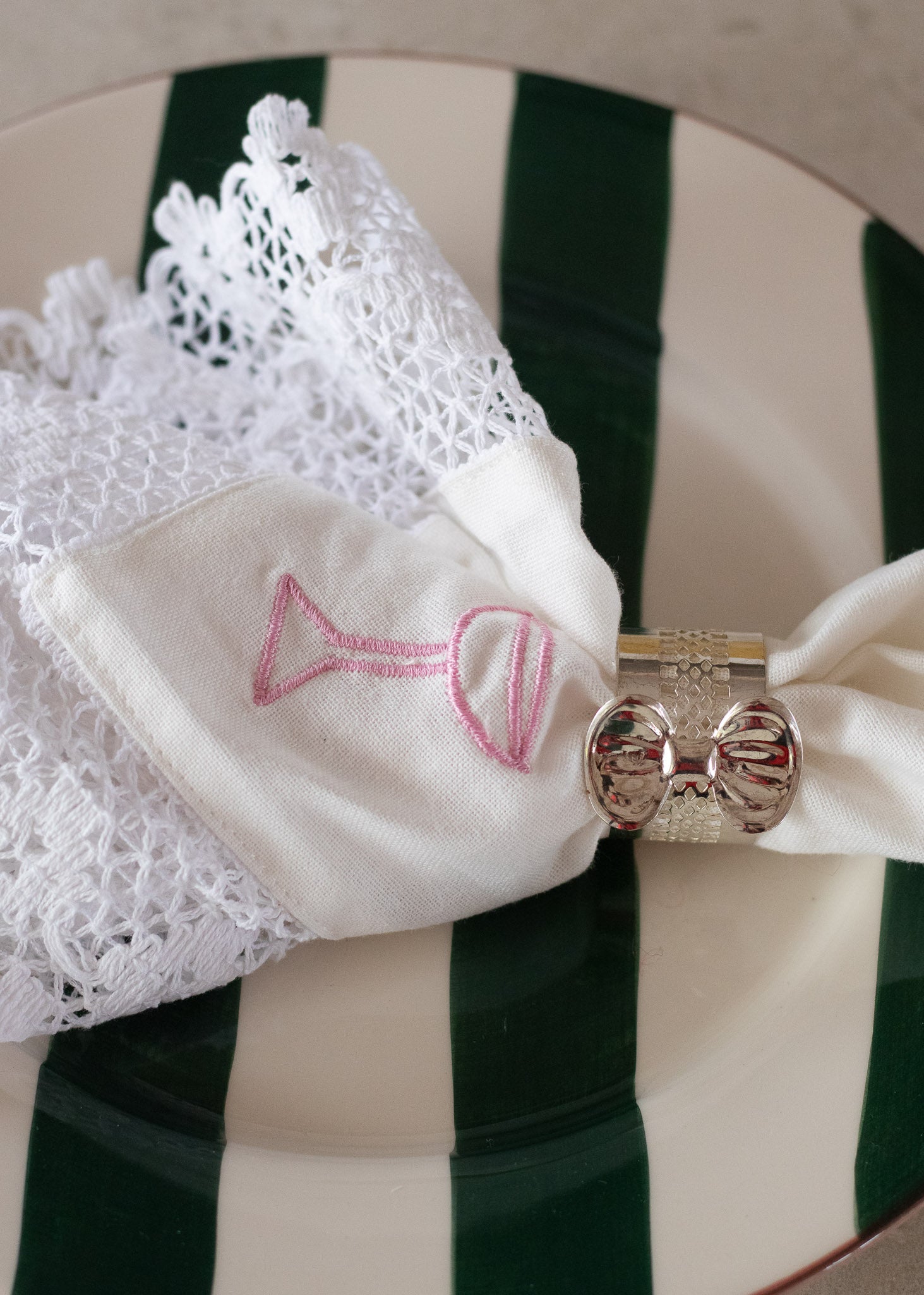 Napkin Ring Bow (6)