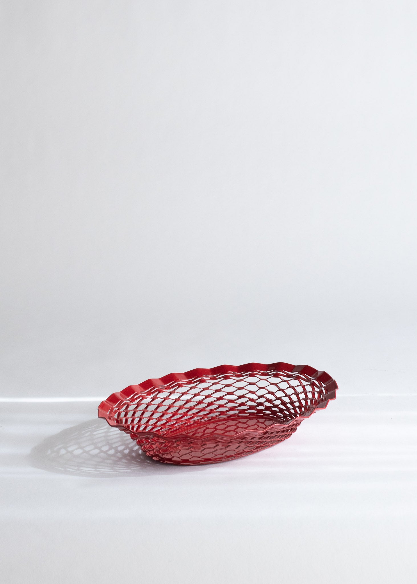 Bread basket red small