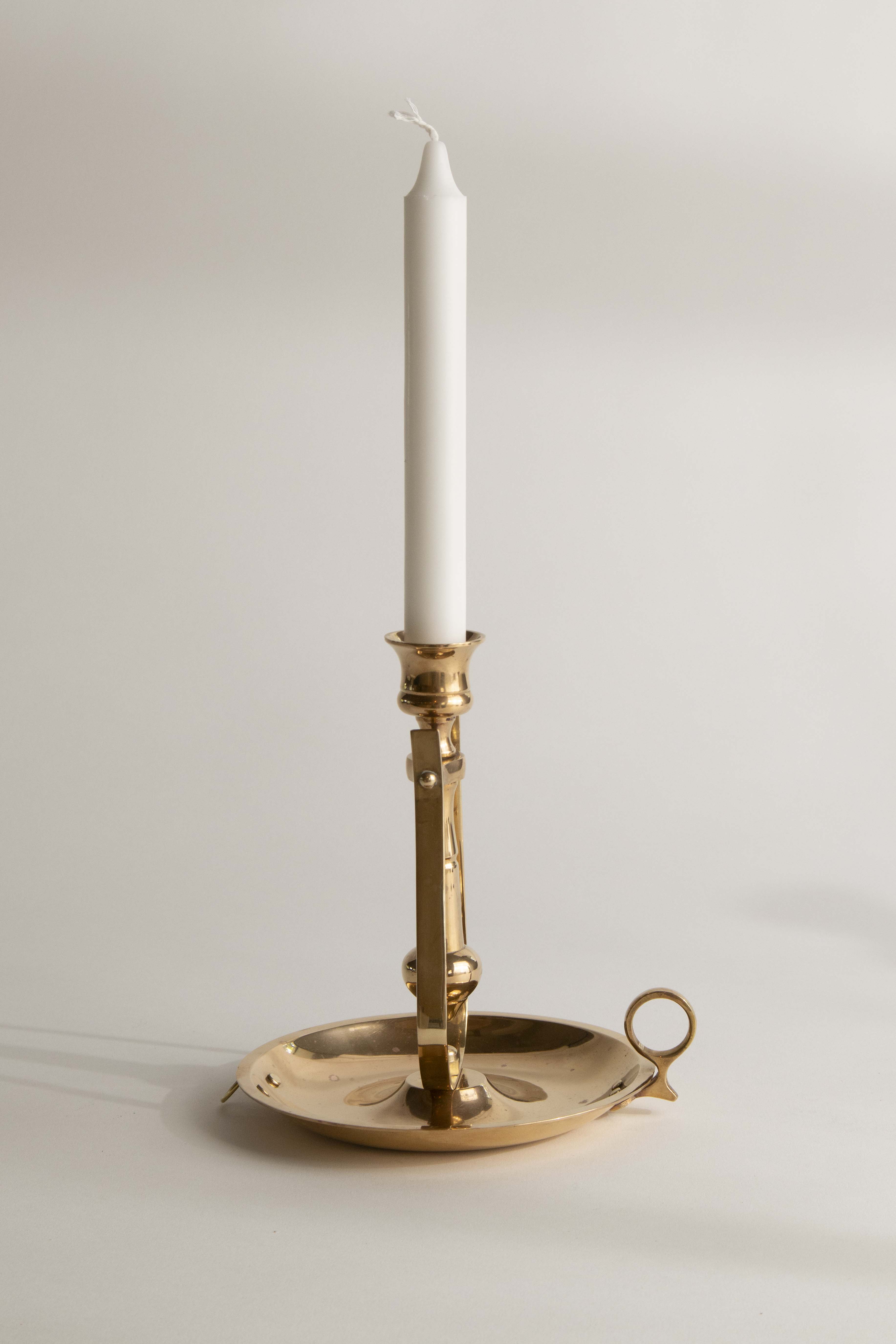 Väggljusstake mässing