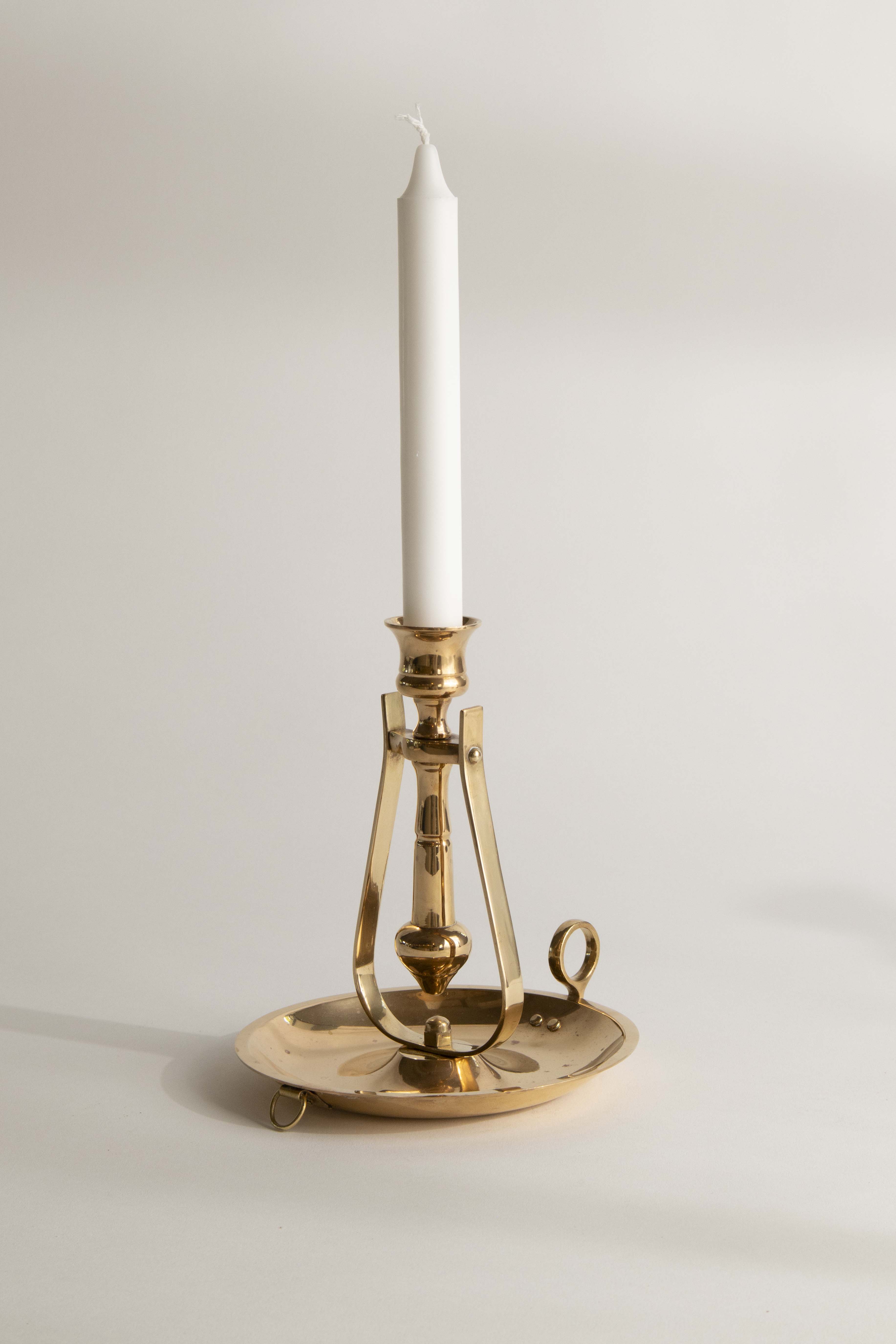 Väggljusstake mässing