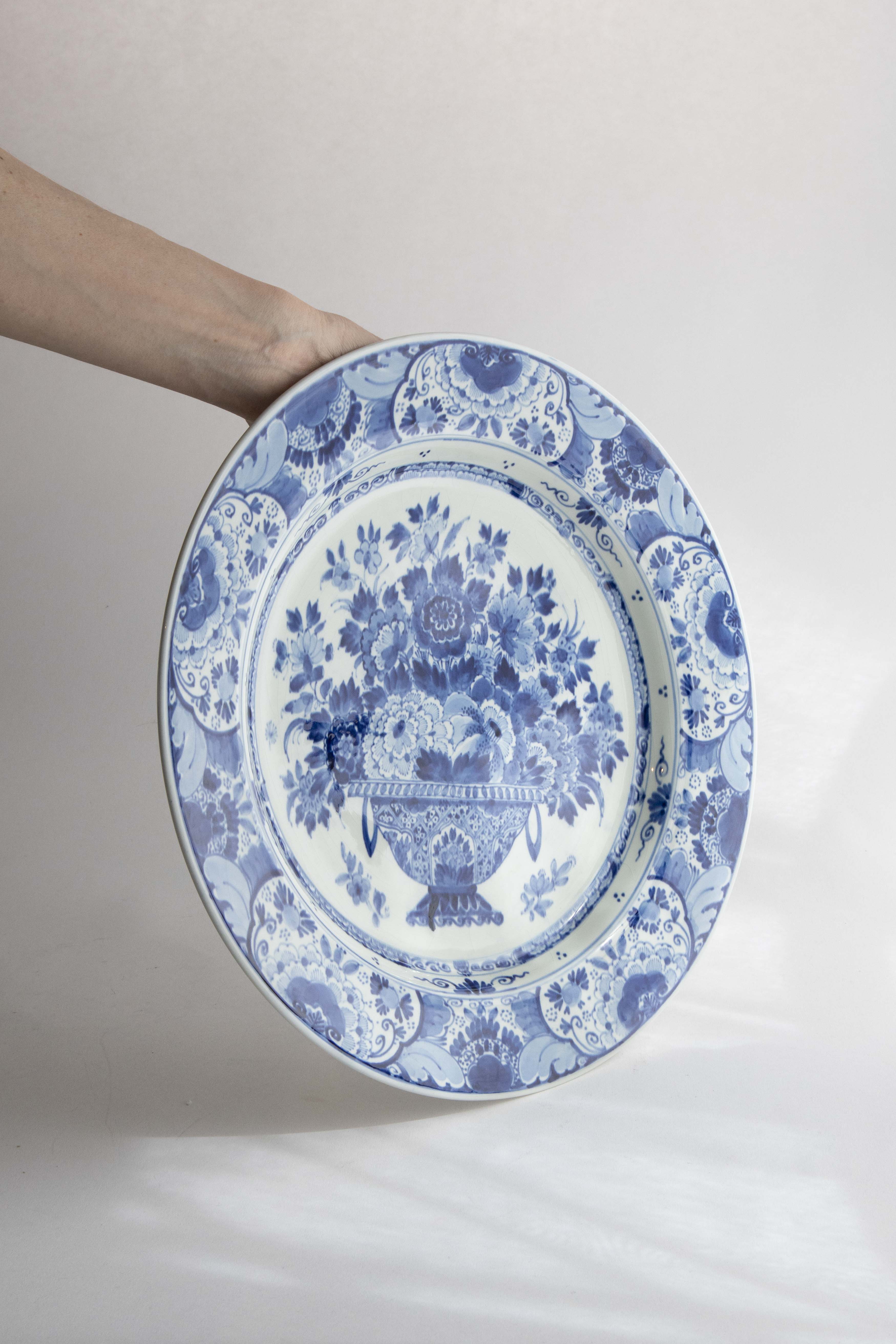 Väggtallrik Delft