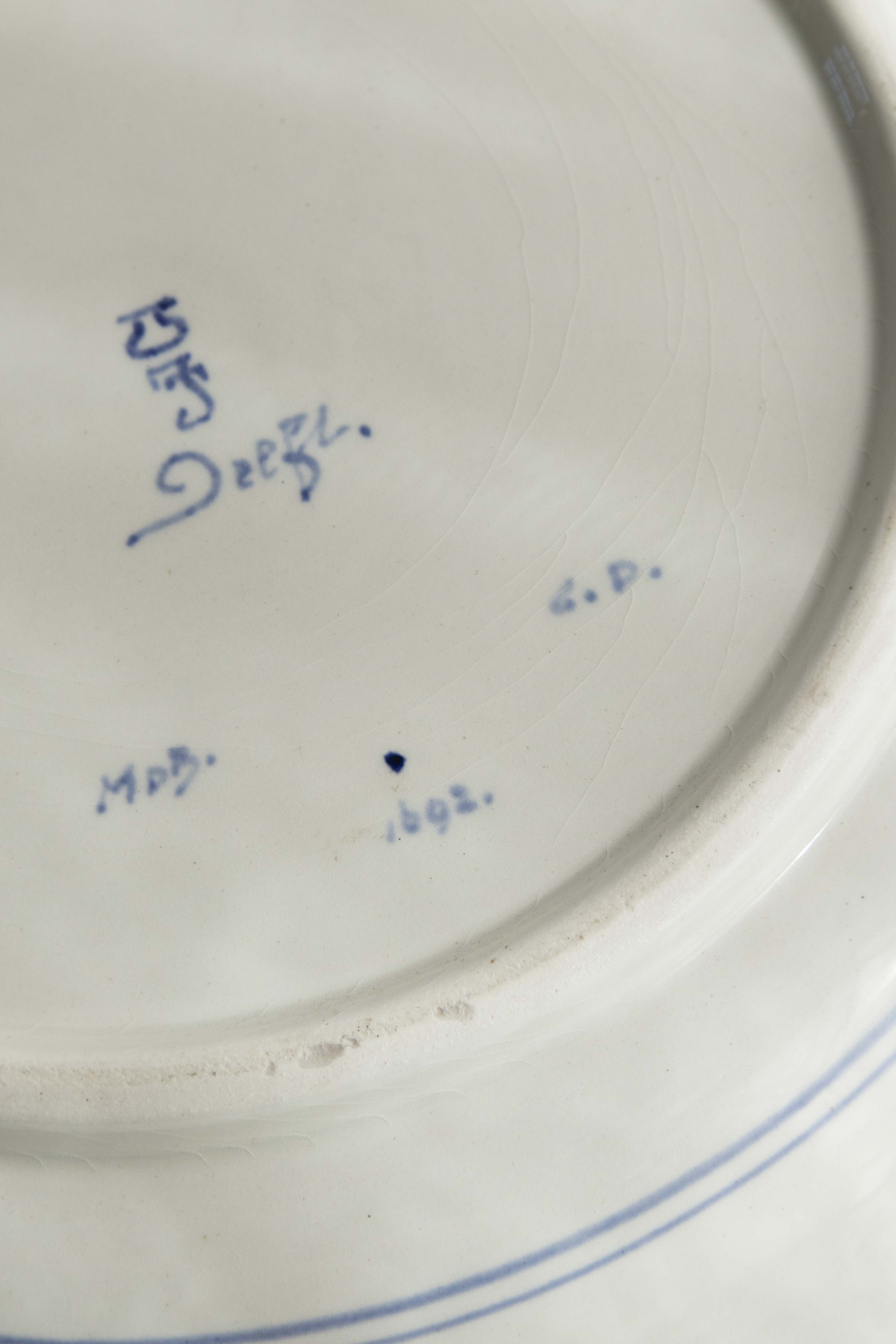 Väggtallrik Delft
