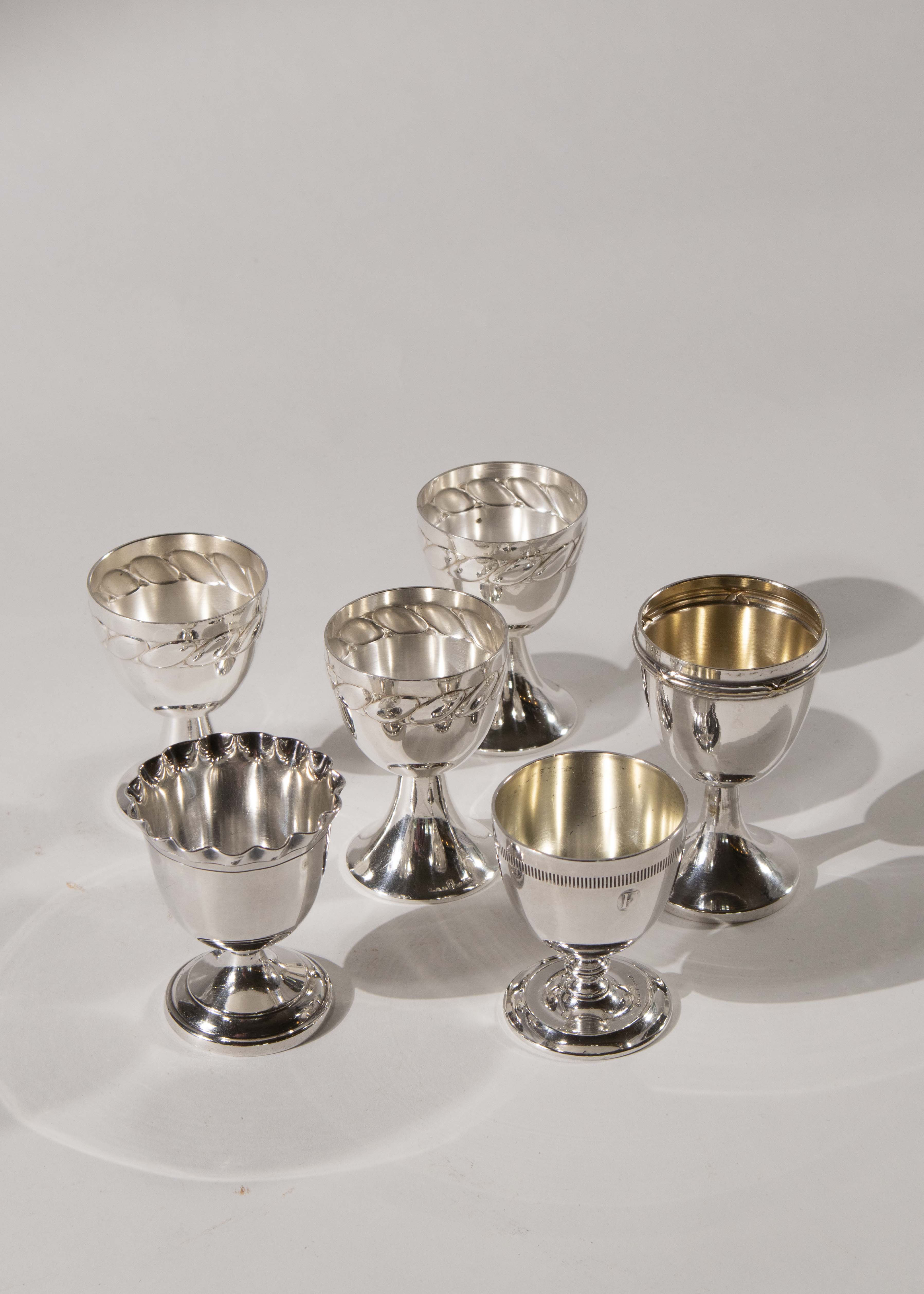 Äggkoppar nysilver (6)