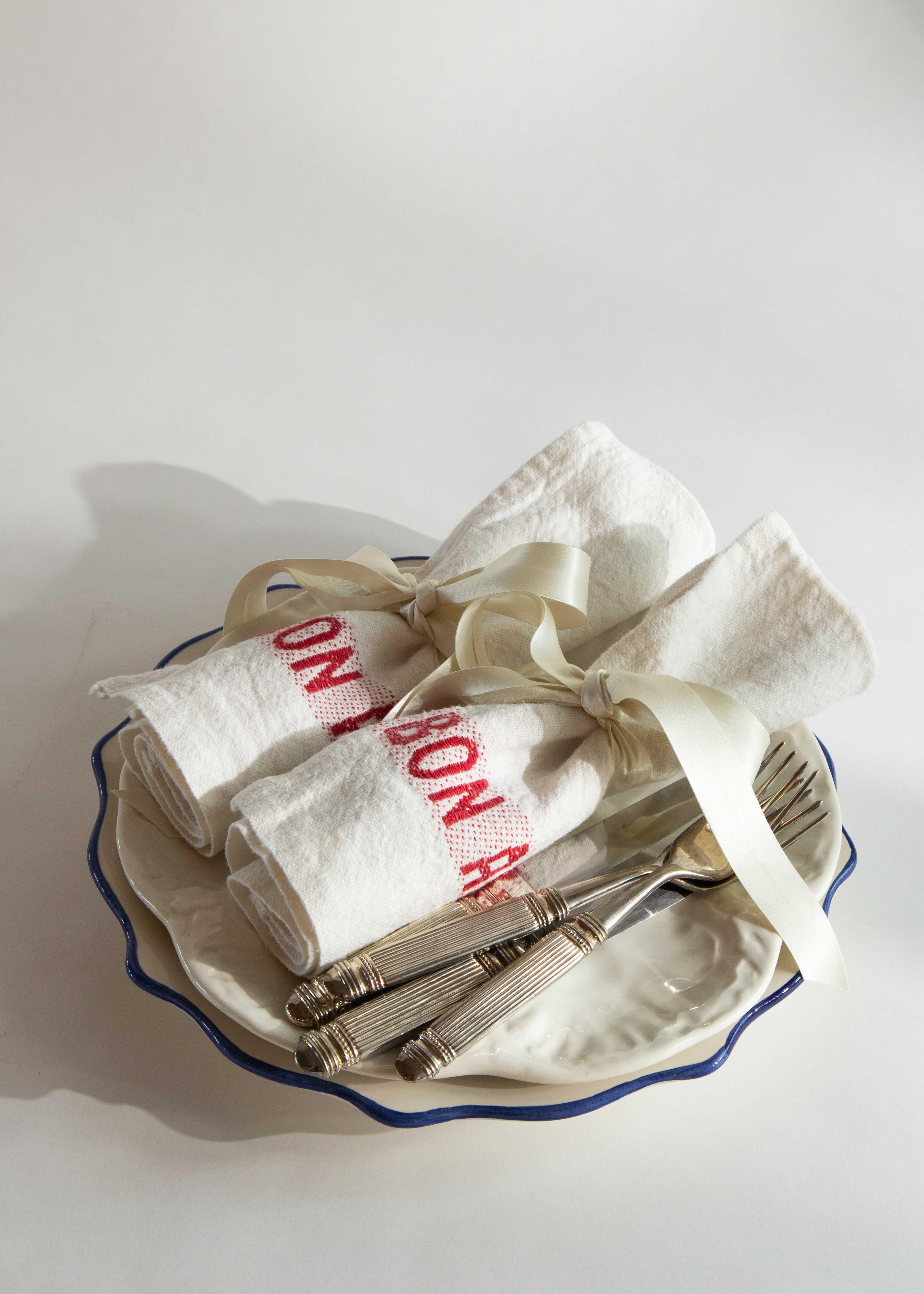Bon Appetit Napkins Röd