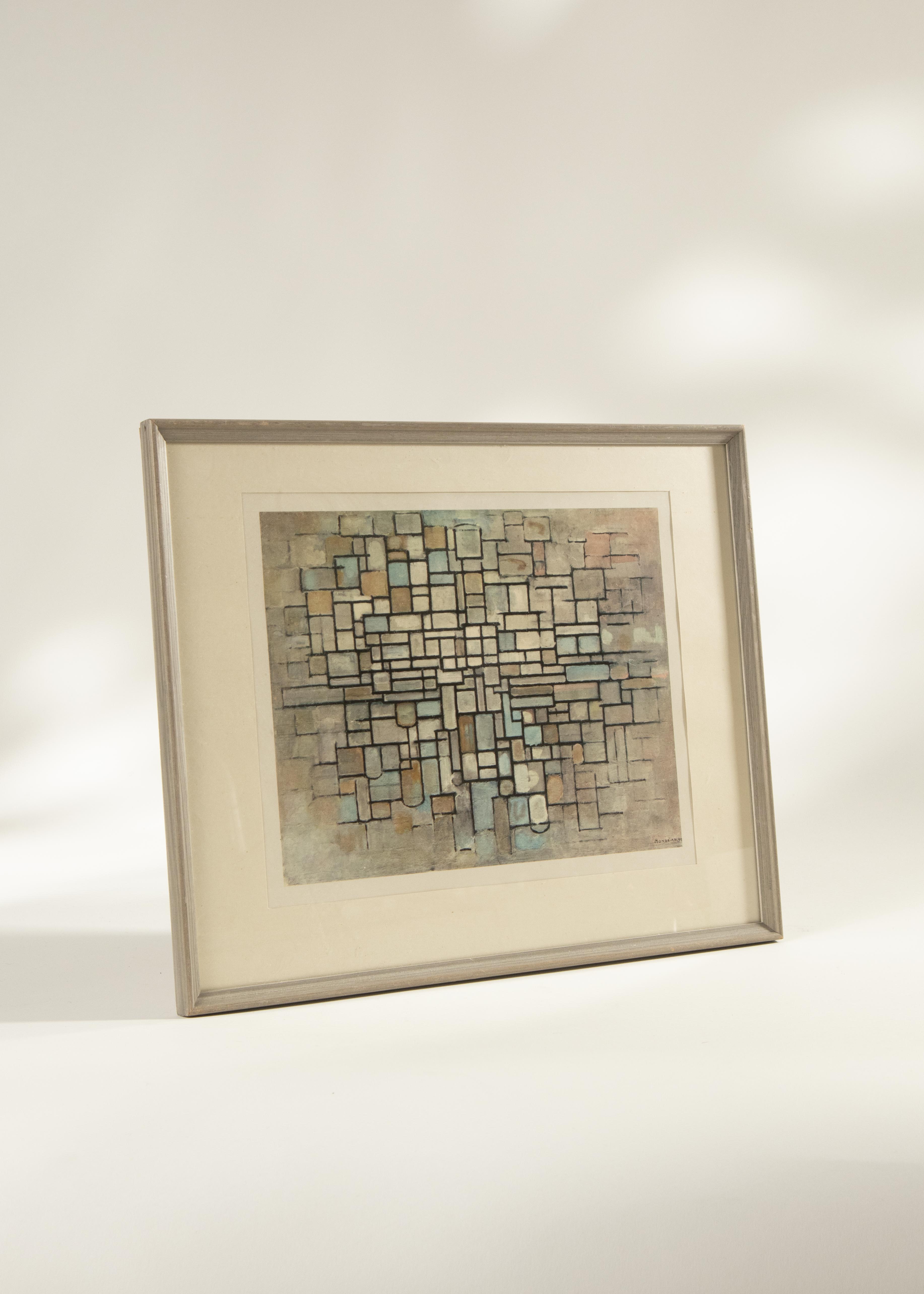 Konsttryck Piet Mondrian