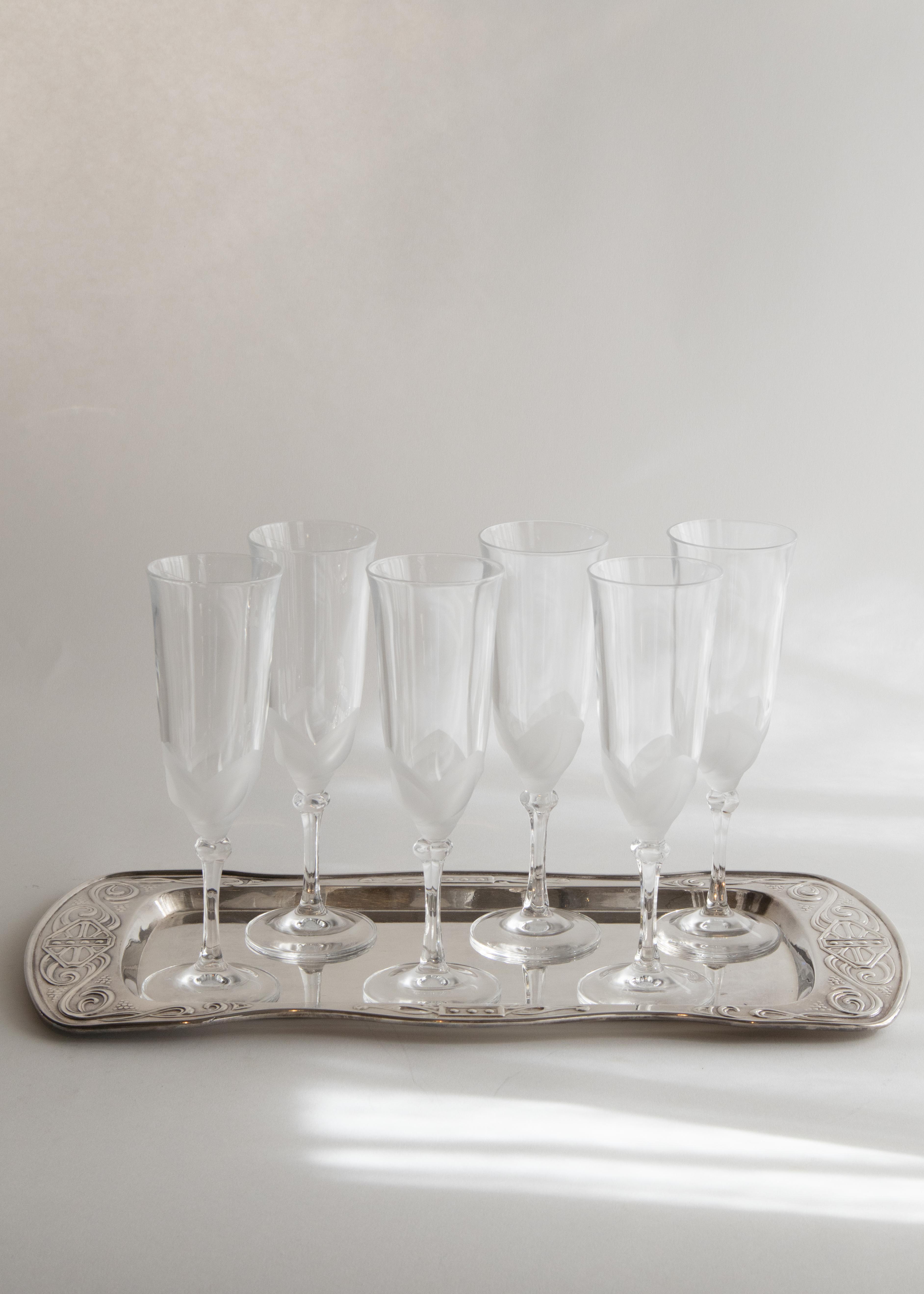 Champagneglas J.G. Durand France (6)