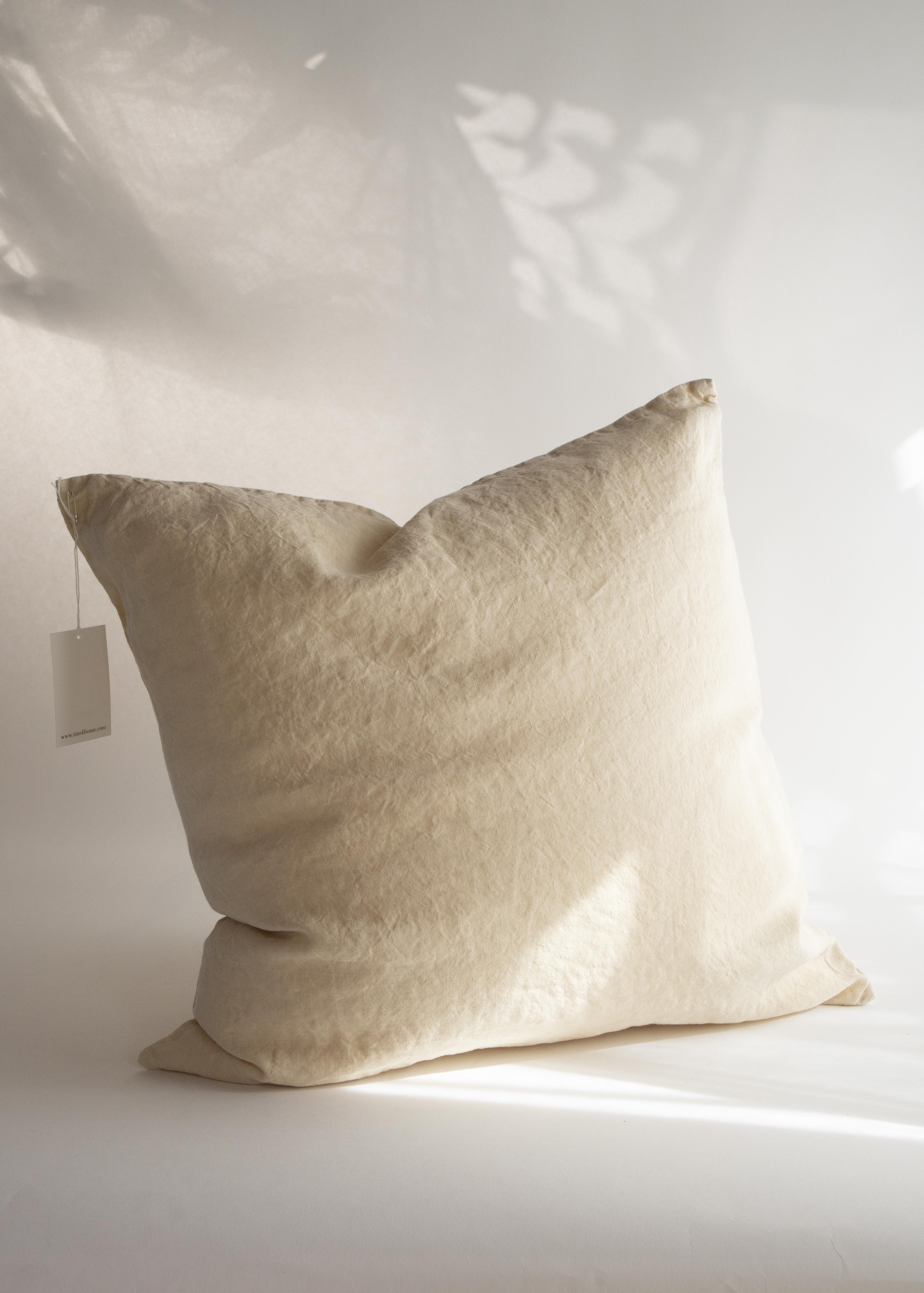 Linnekudde 55x55 Bone