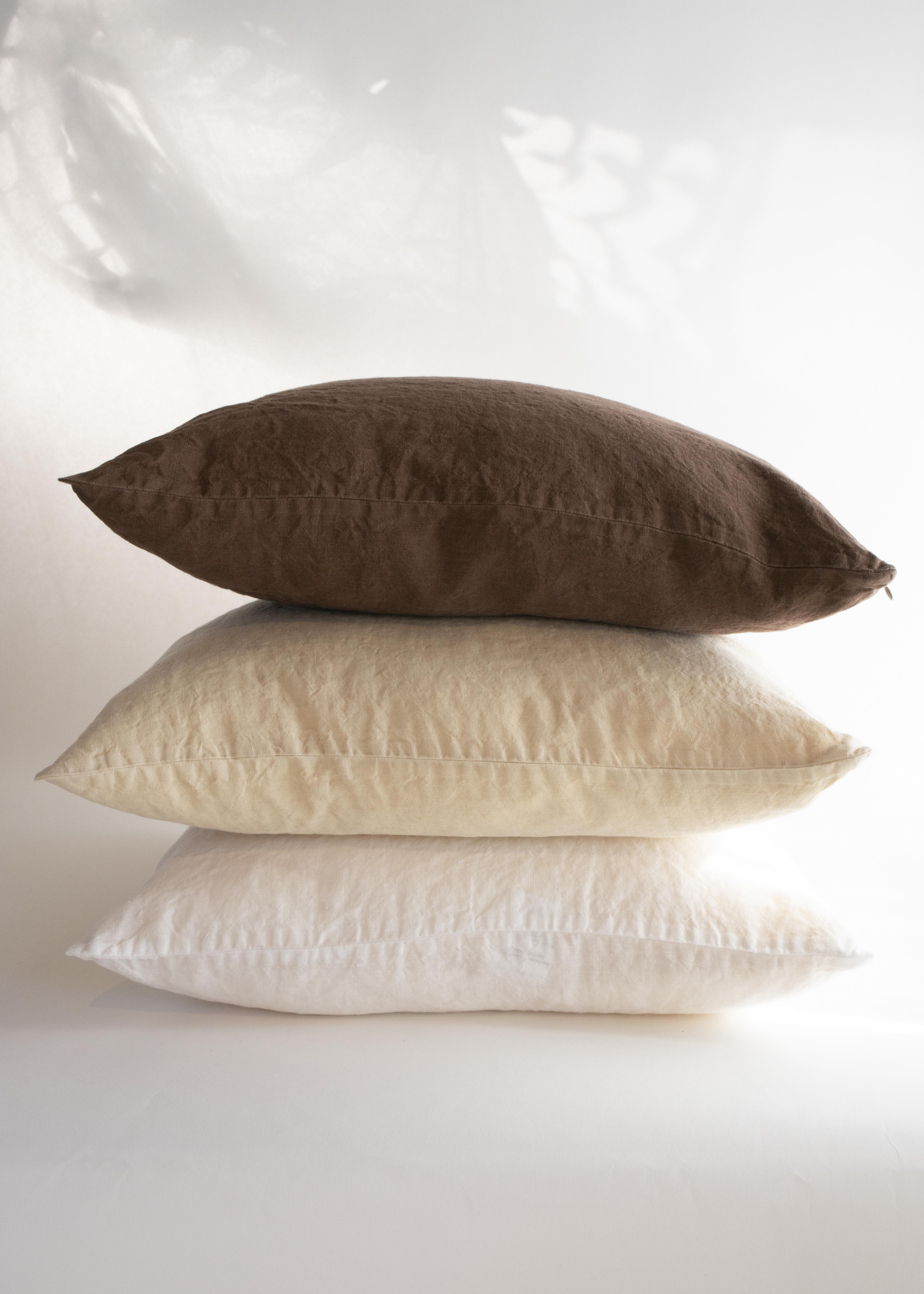 Linnekudde 55x55 Bone