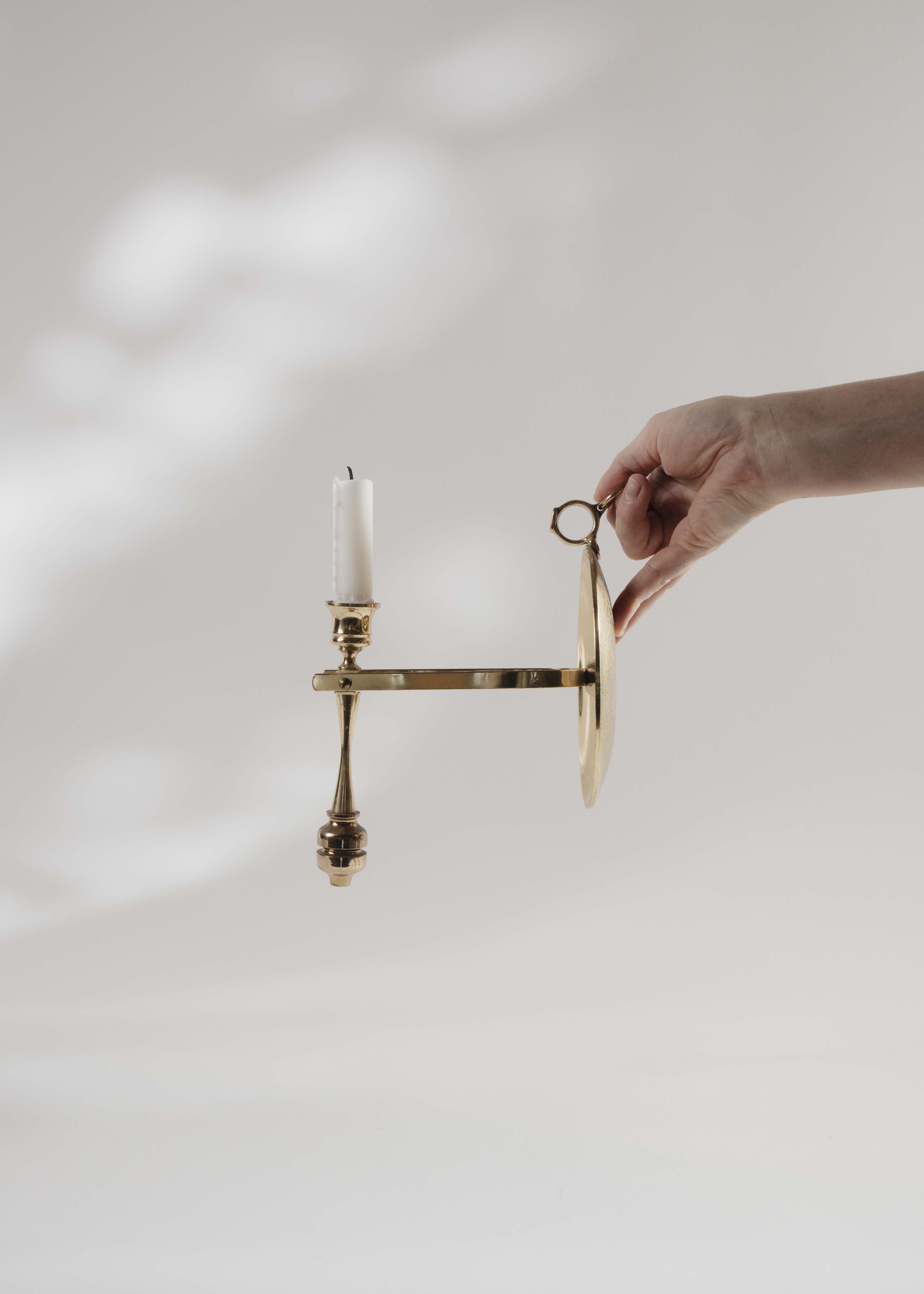 Nattljusstake mässing