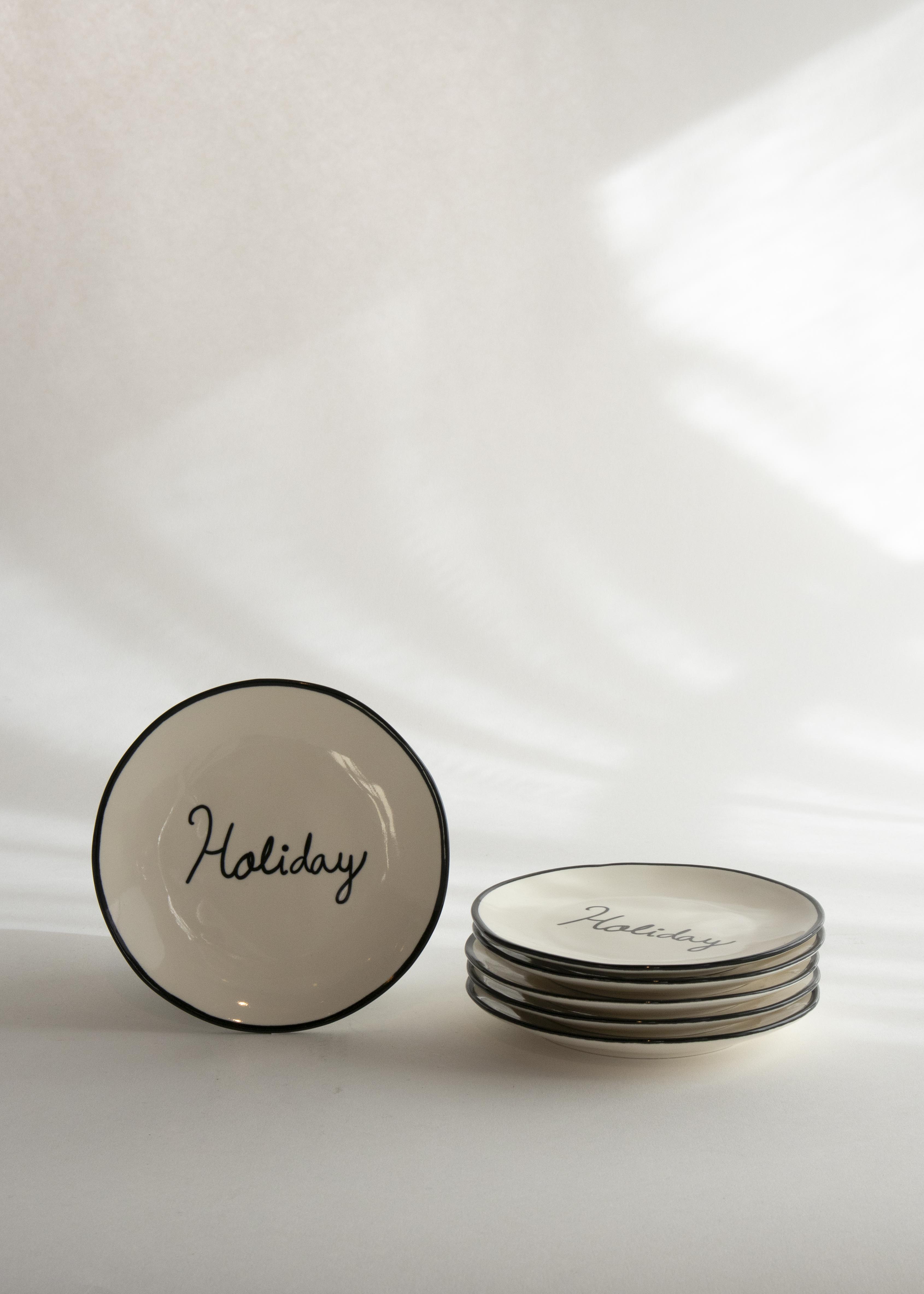 Holiday Dessert Plate