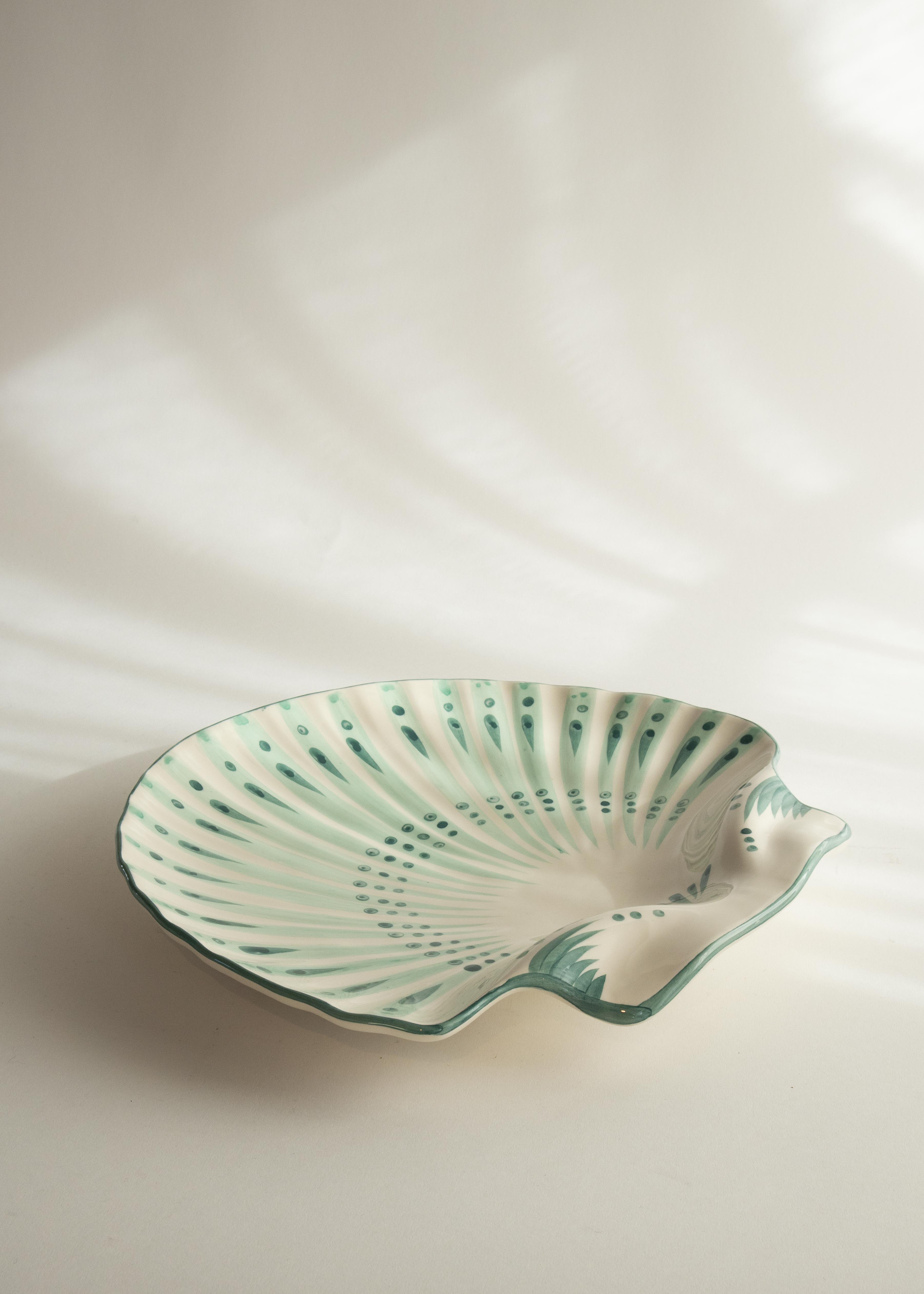 Serveringsfat Shell Verde