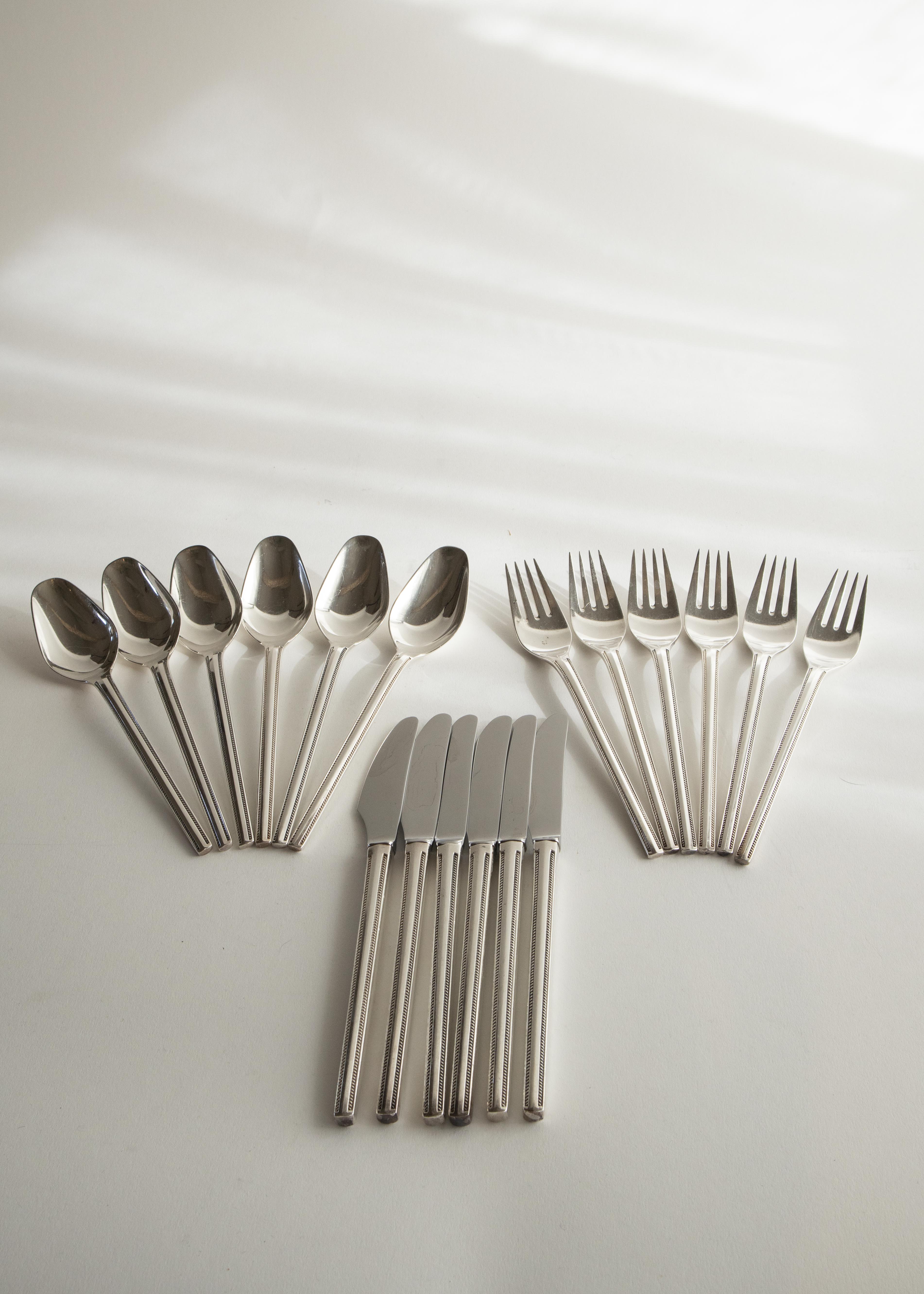 Bestickset Frigast, 18 delar