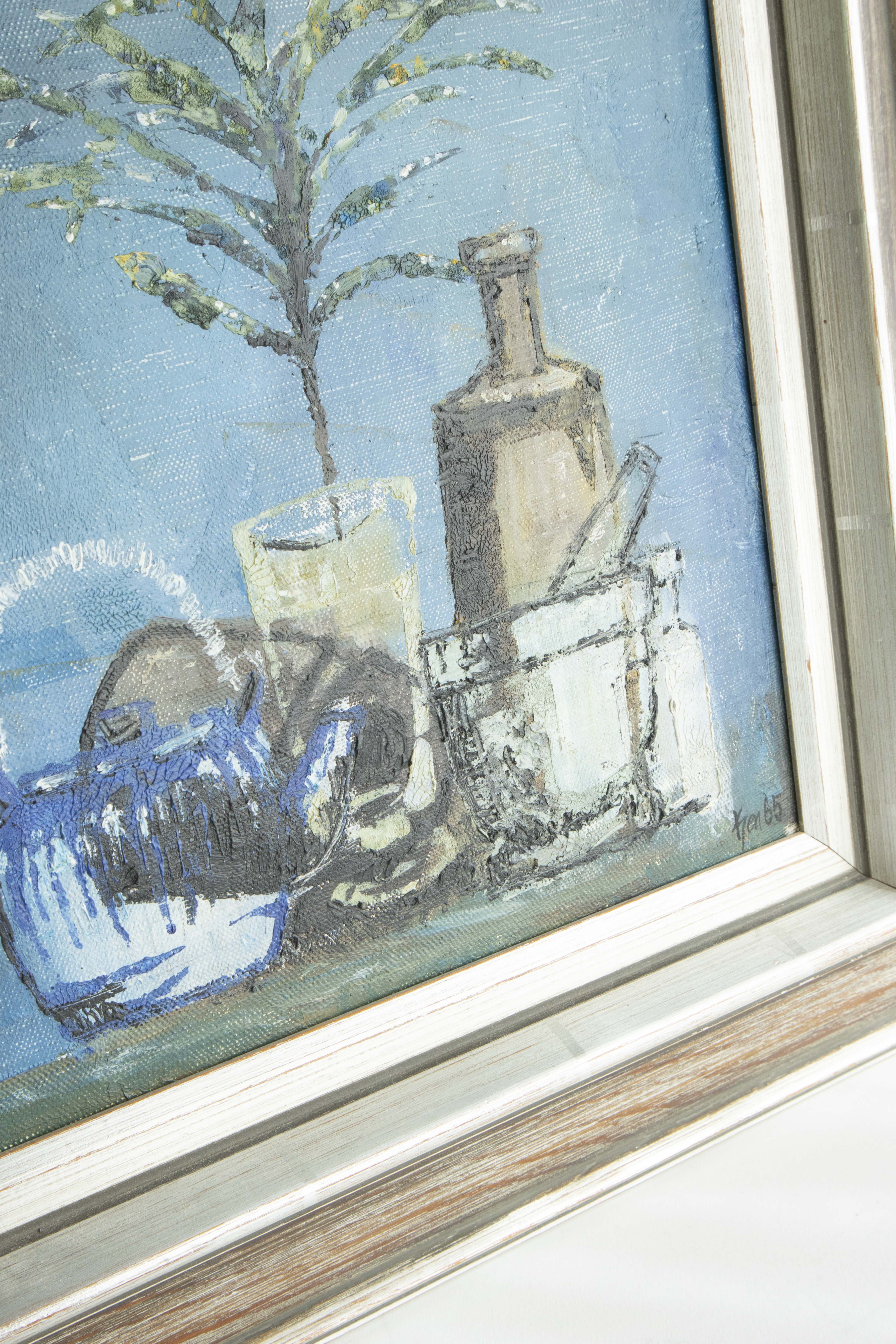 Inramad oljemålning