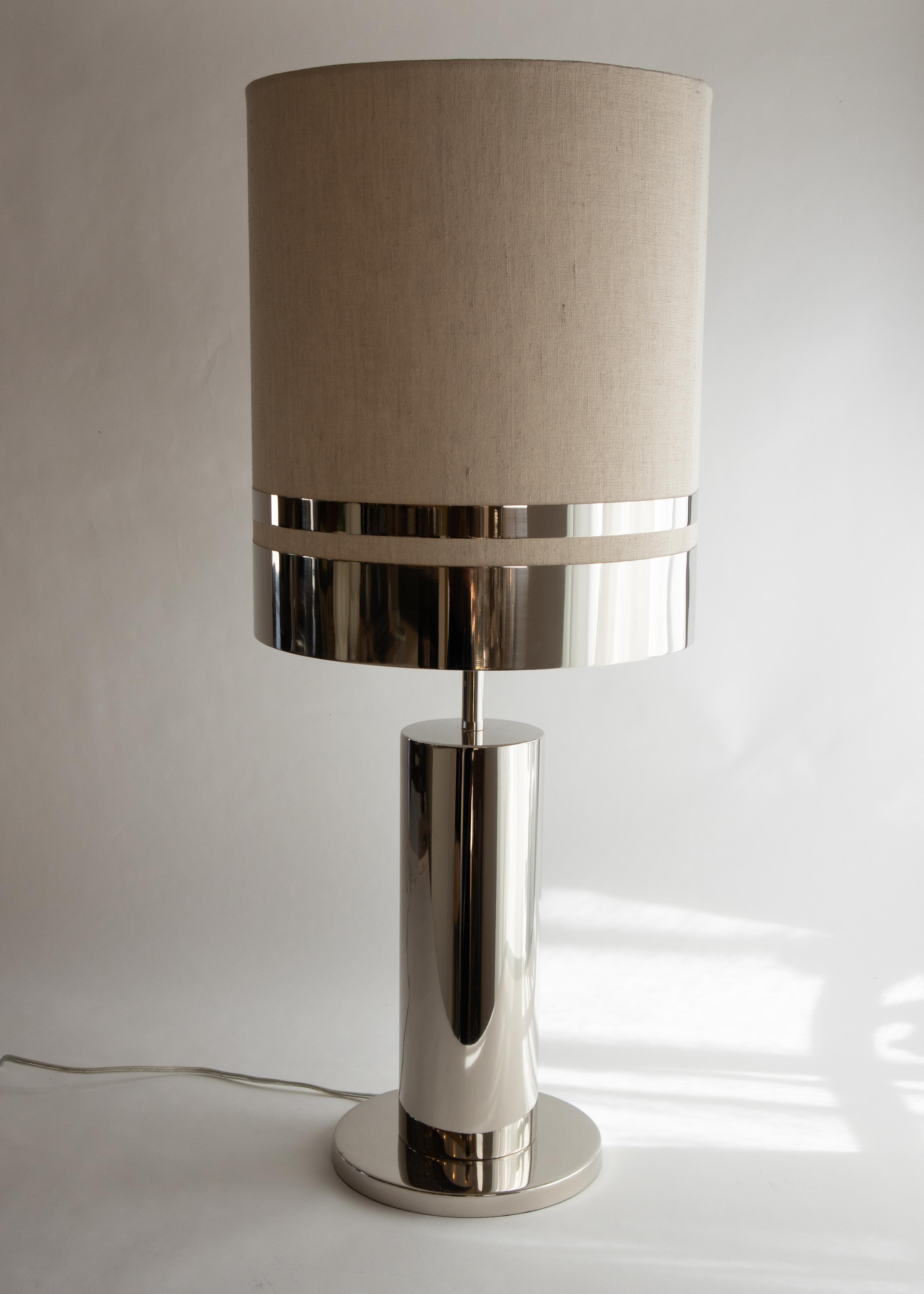 Chrome Space Lamp