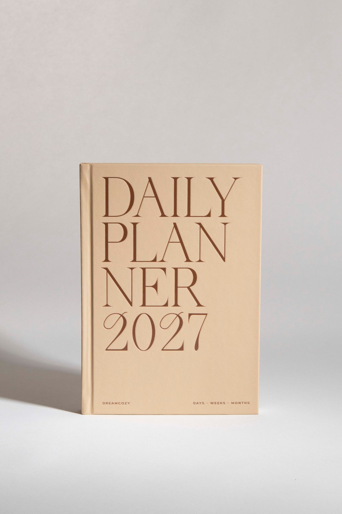 Daily Planner 2027 Beige